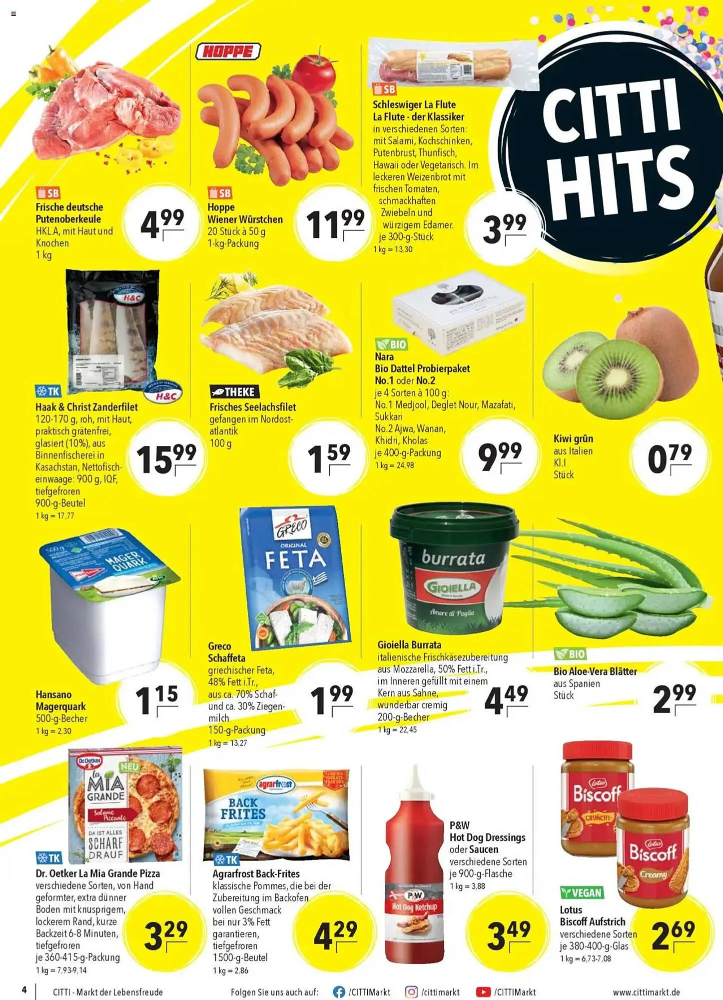 CITTI Markt Prospekt von 26. März bis 1. April 2025 - Prospekt seite 4