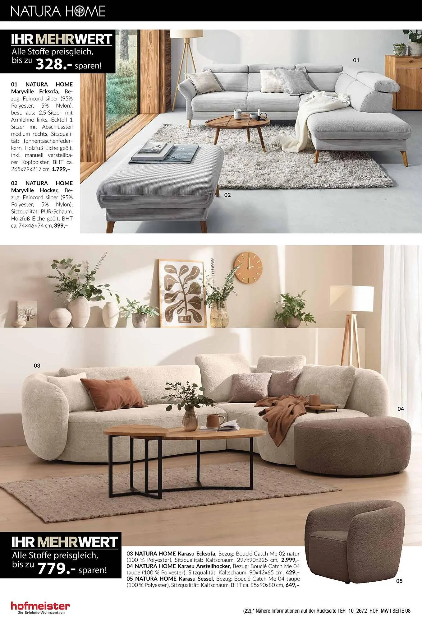 Hofmeister Prospekt von 2. Januar bis 1. Februar 2025 - Prospekt seite 8