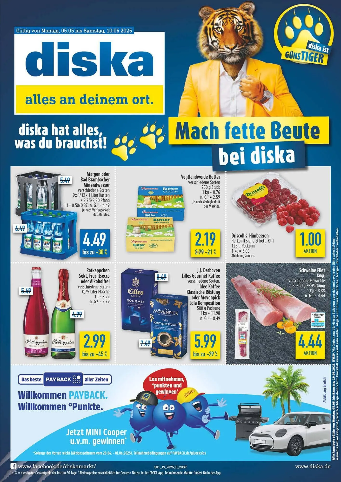 diska Prospekt von 5. Mai bis 10. Mai 2025 - Prospekt seite 1