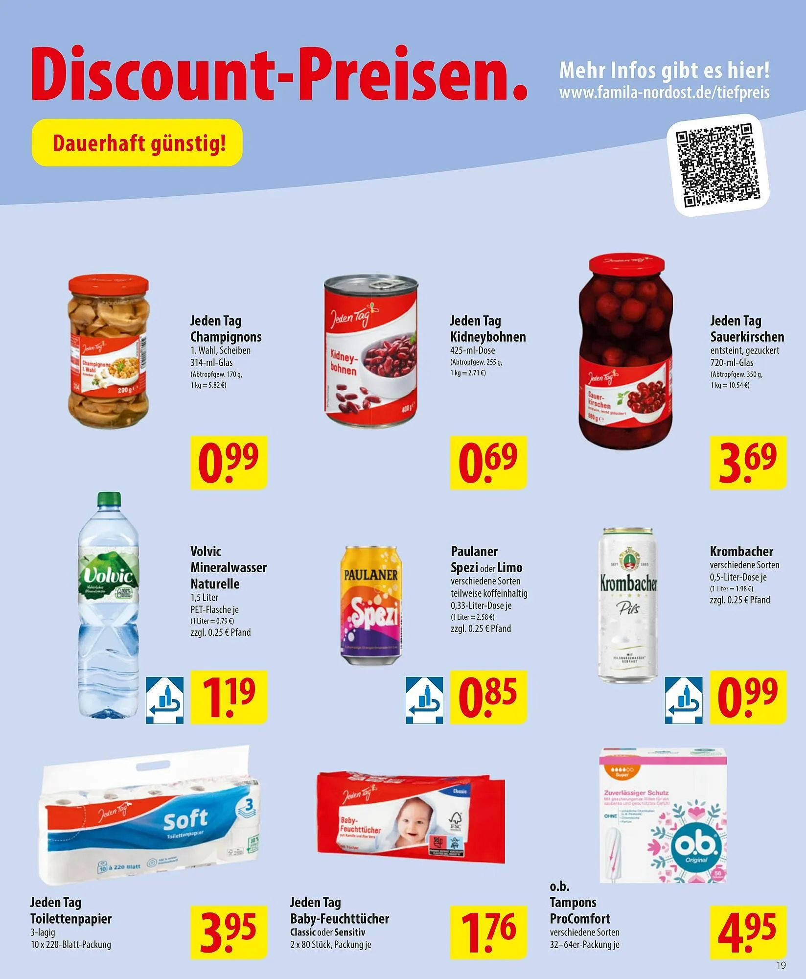 Famila Nord Ost Prospekt von 26. Januar bis 31. Januar 2026 - Prospekt seite 19