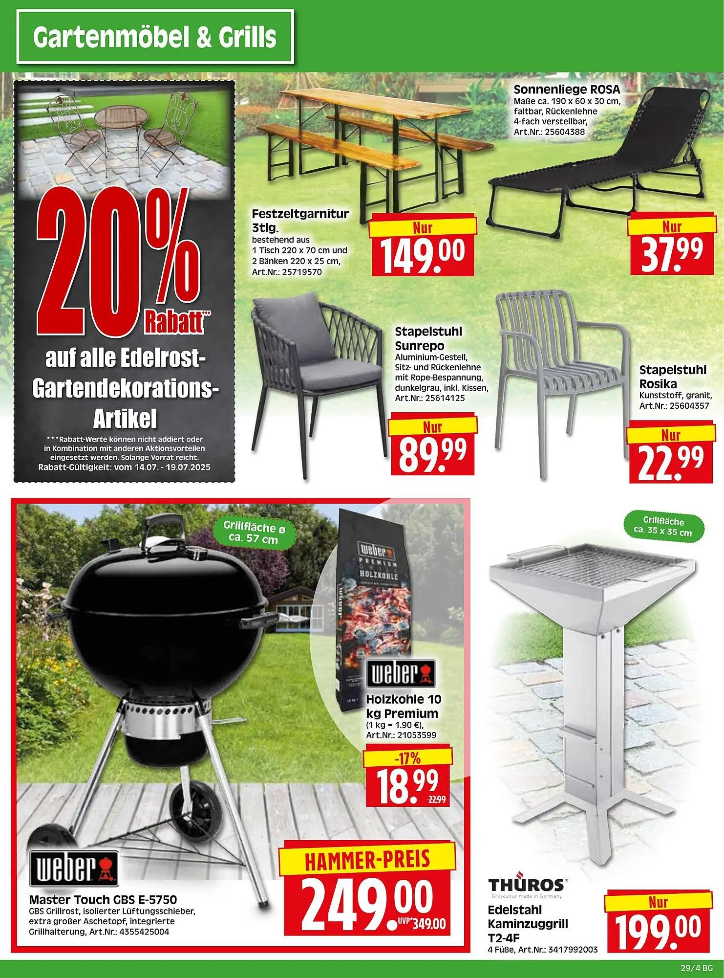 Herkules Baumarkt Prospekt von 14. Juli bis 19. Juli 2025 - Prospekt seite 4