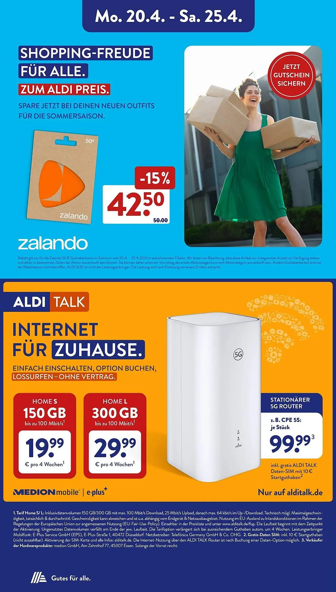 Aldi Süd Prospekt von 20. April bis 26. April 2026 - Prospekt seite 22