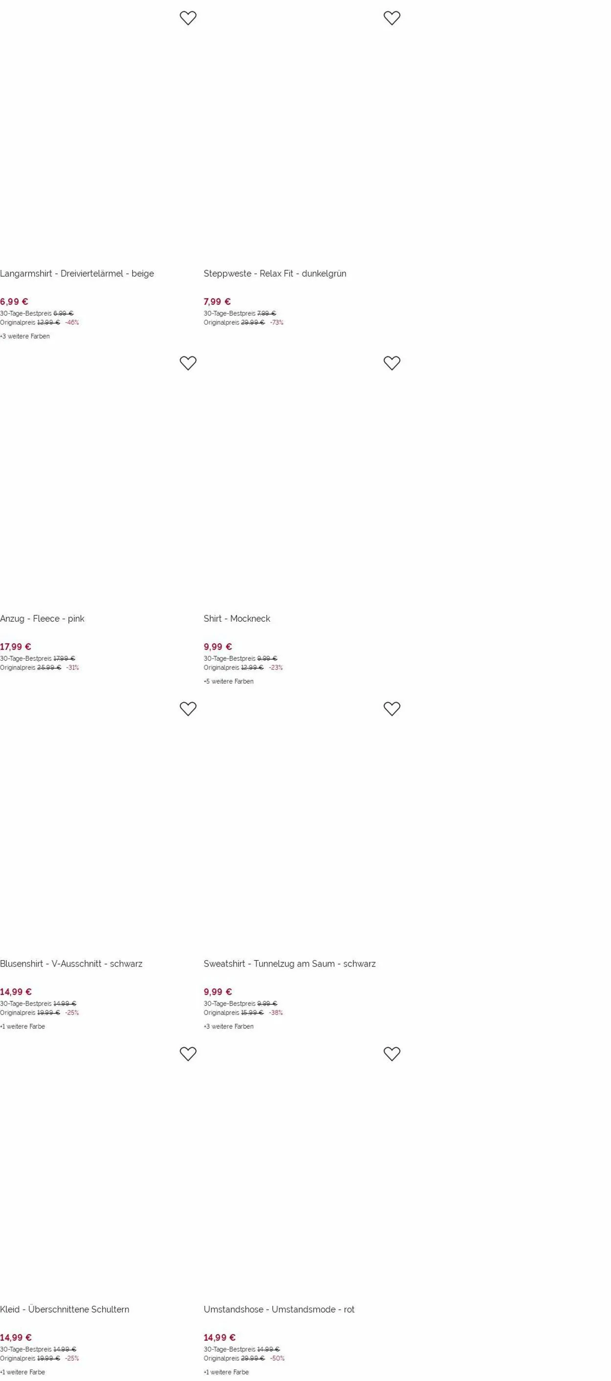 Takko Fashion Aktueller Prospekt von 31. März bis 6. April 2025 - Prospekt seite 6