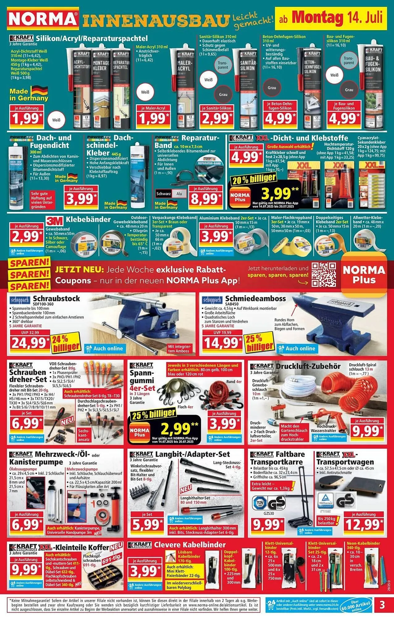 Norma Prospekt von 14. Juli bis 20. Juli 2025 - Prospekt seite 3
