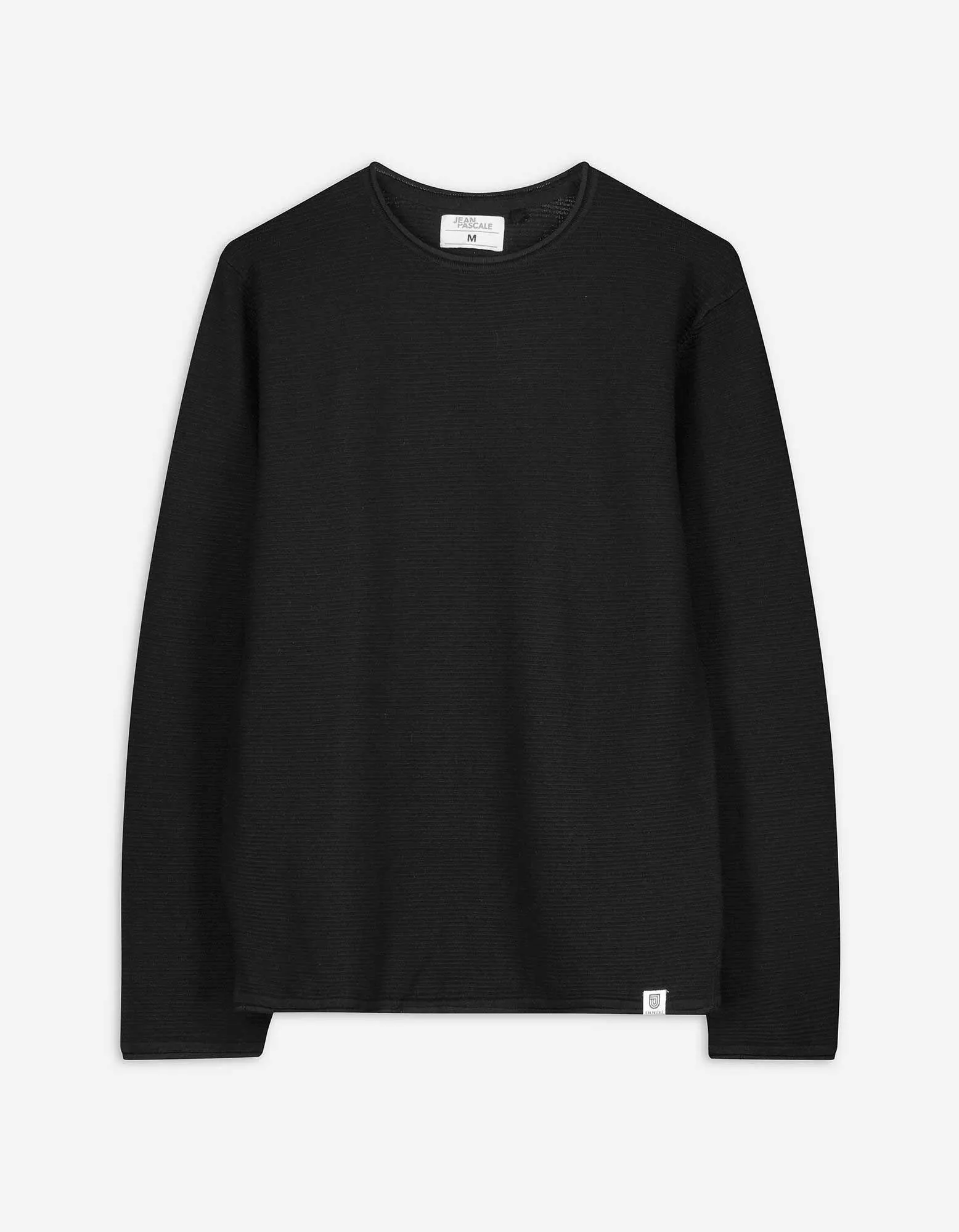 Pullover - Rundhals-Ausschnitt - schwarz