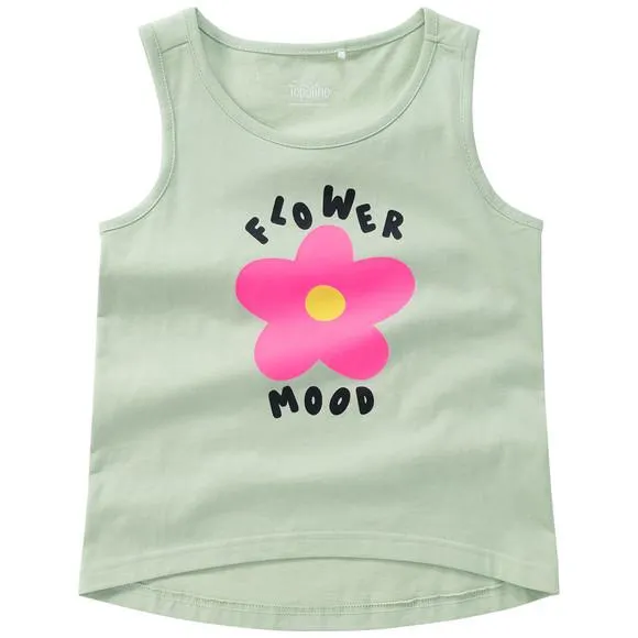 Mädchen Top mit Neon-Print