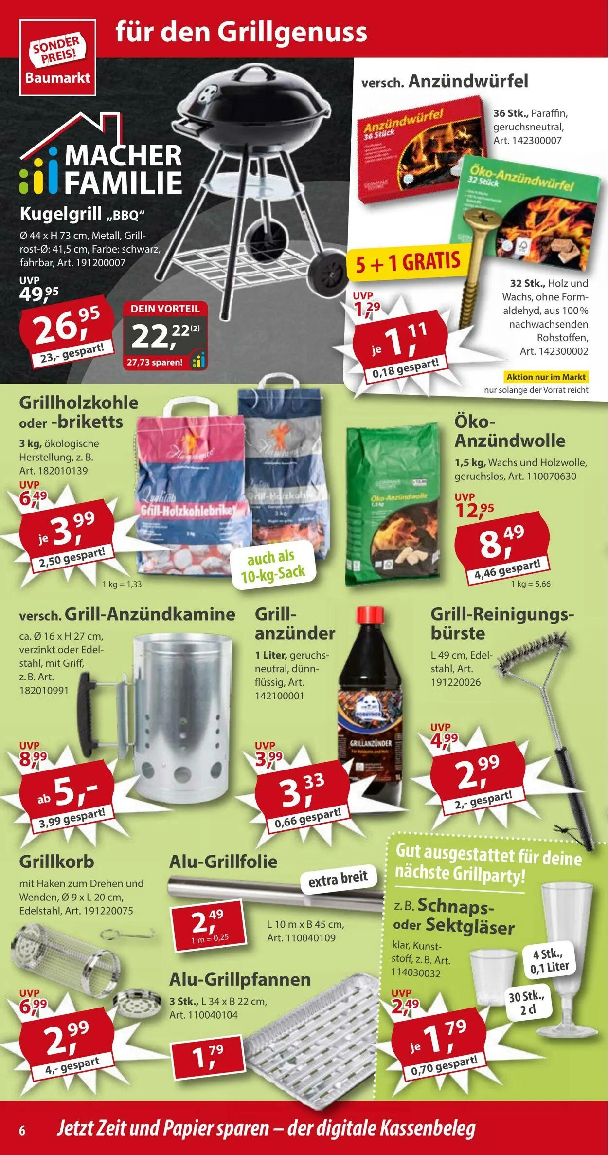 Sonderpreis Baumarkt Aktueller Prospekt von 5. Juli bis 19. Juli 2025 - Prospekt seite 6