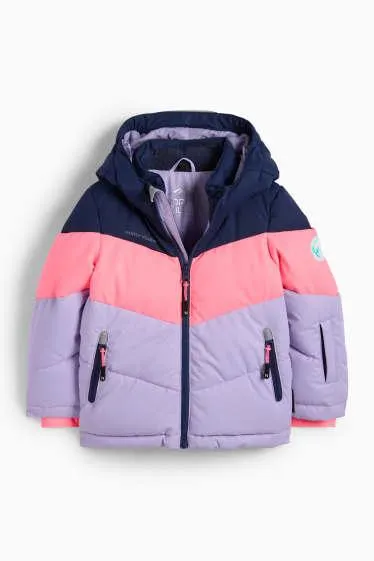 Ski jacket with hood - water-repellent
