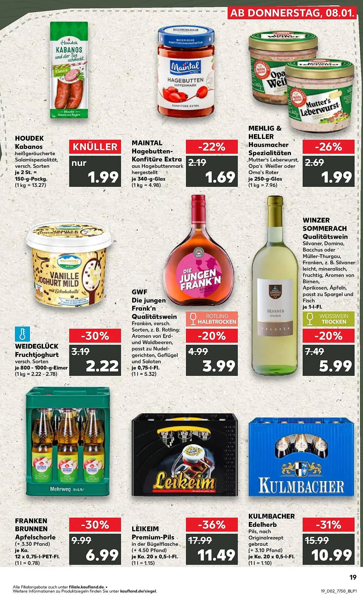 Kaufland Prospekt von 11. Januar bis 14. Januar 2026 - Prospekt seite 19