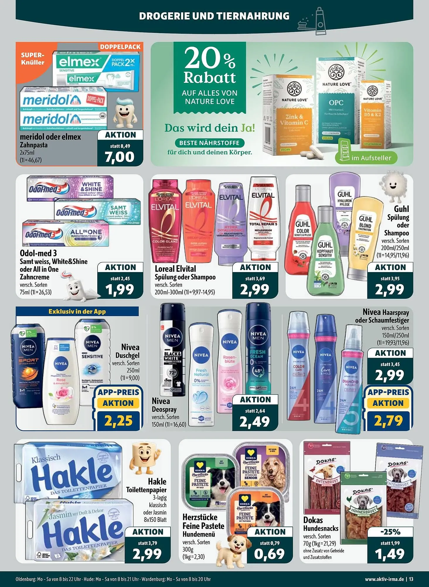 Aktiv Irma Prospekt von 19. Januar bis 24. Januar 2026 - Prospekt seite 13