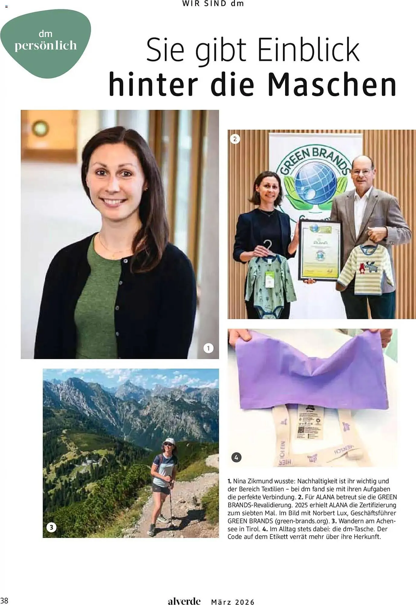 Dm drogerie Magazin von 1. März bis 31. März 2026 - Prospekt seite 38