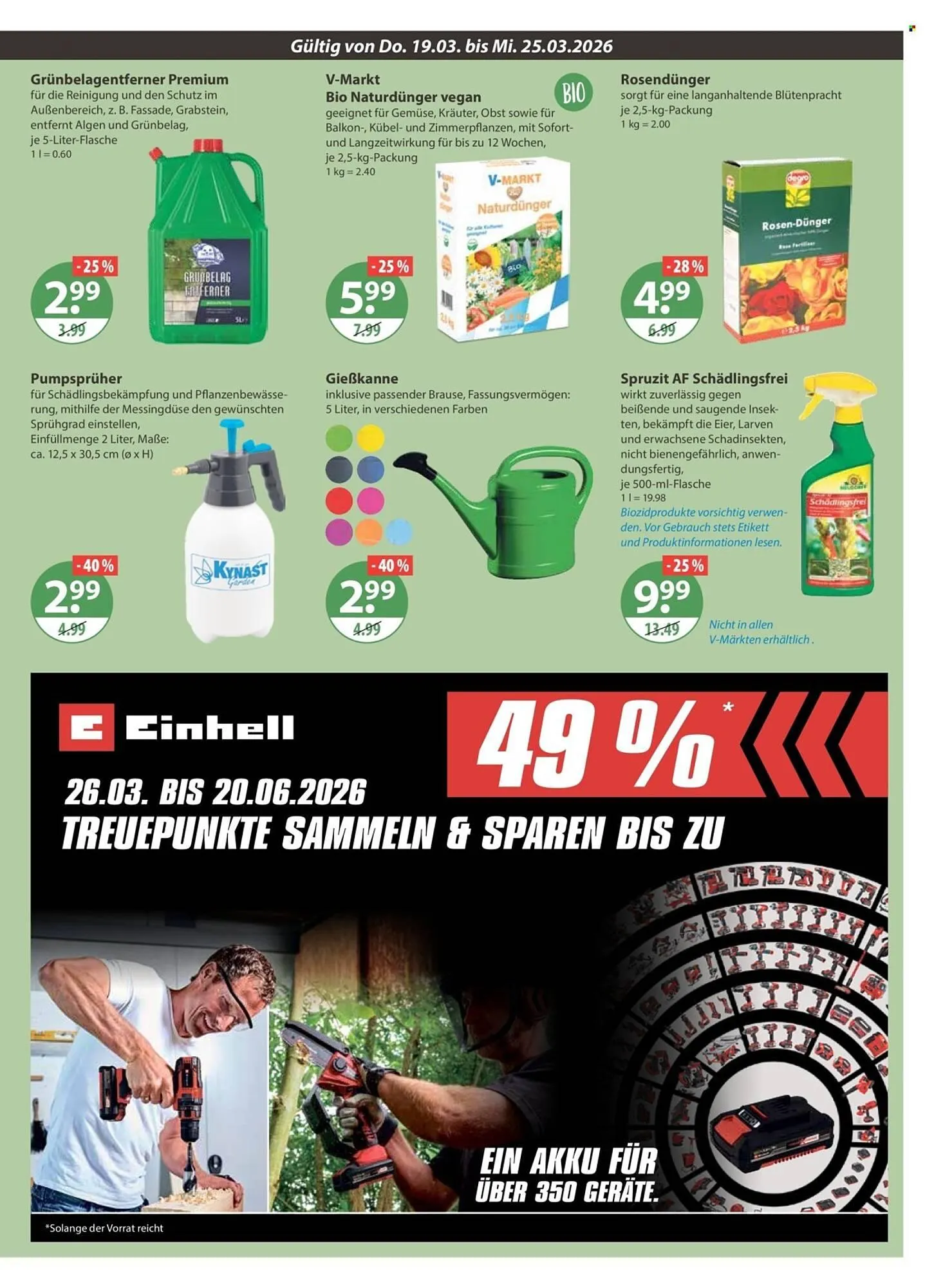 V Markt Prospekt von 19. März bis 25. März 2026 - Prospekt seite 19