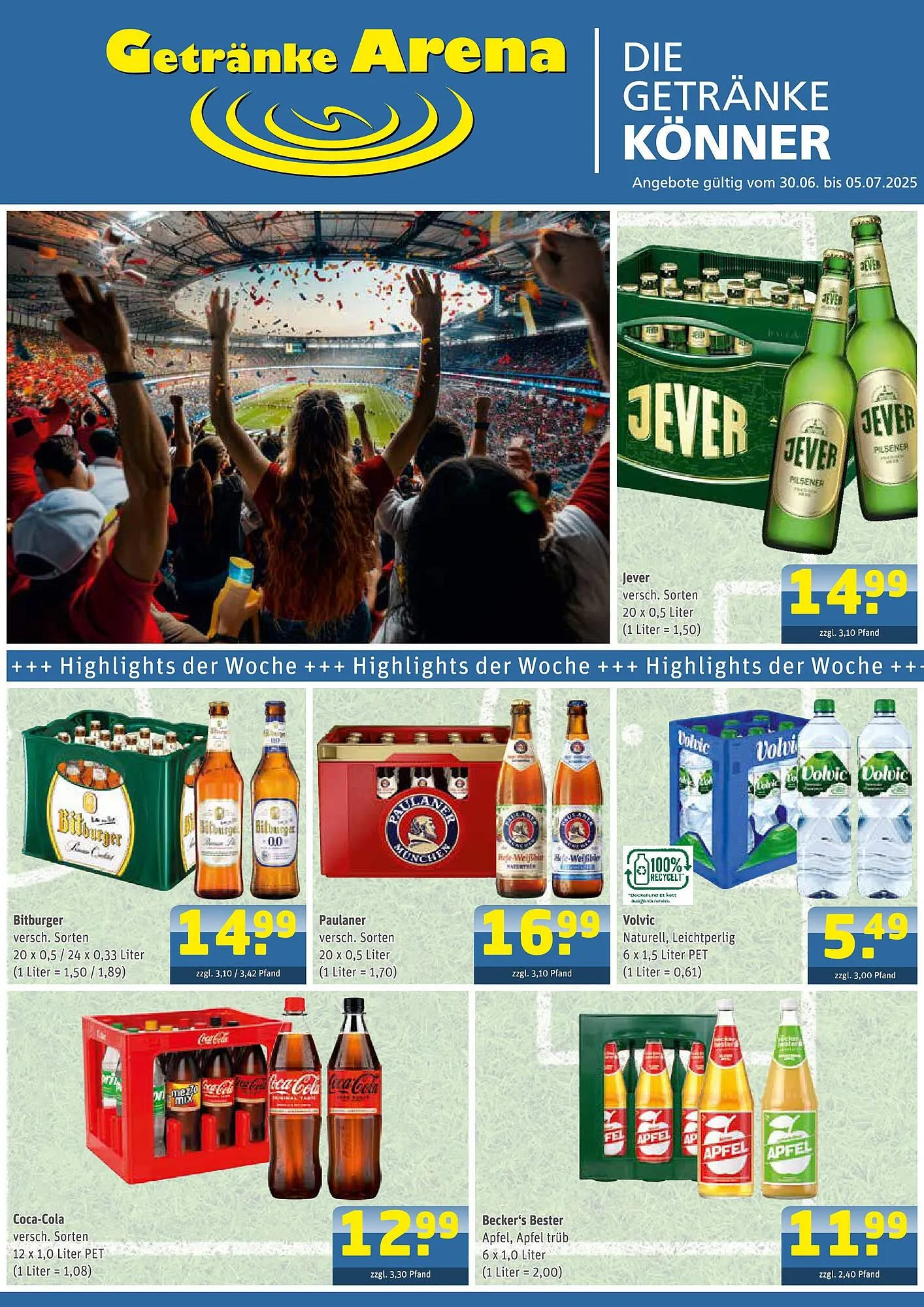 Getränke Arena Prospekt - 1
