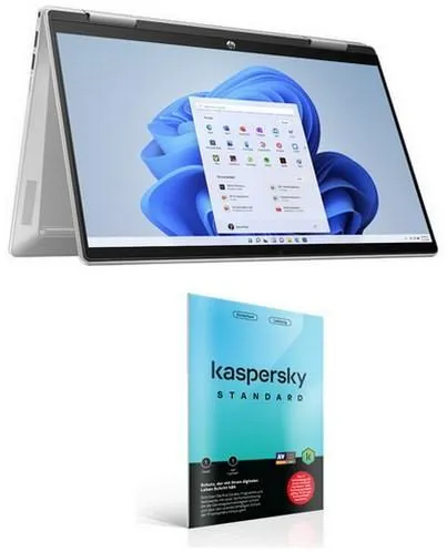 HP Pavilion x360 14-ek1652ng (9R0S9EA) 35,6 cm (14") 2 in 1 Convertible-Notebook natursilber inkl. Stan