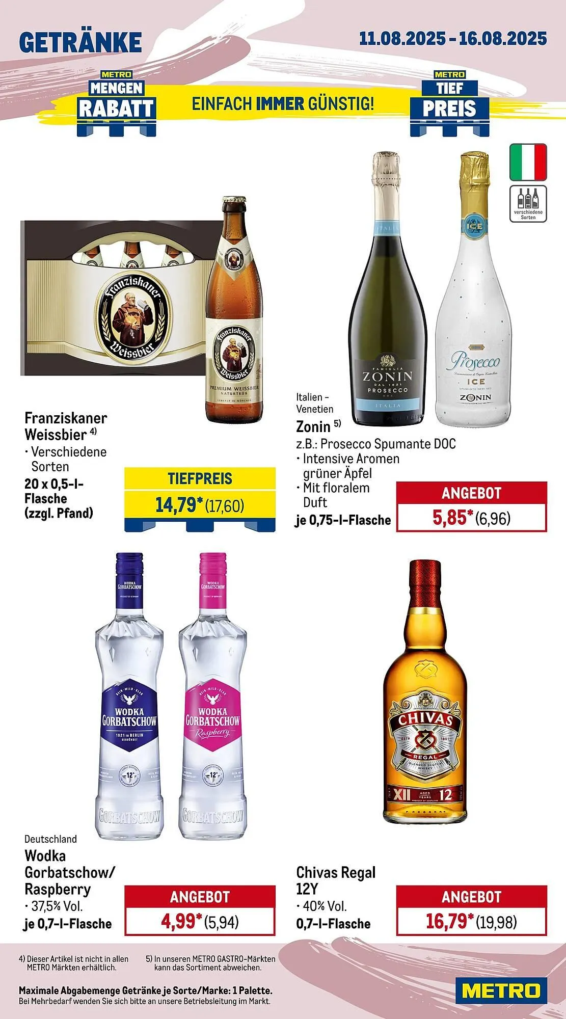 METRO Prospekt von 11. August bis 17. August 2025 - Prospekt seite 16