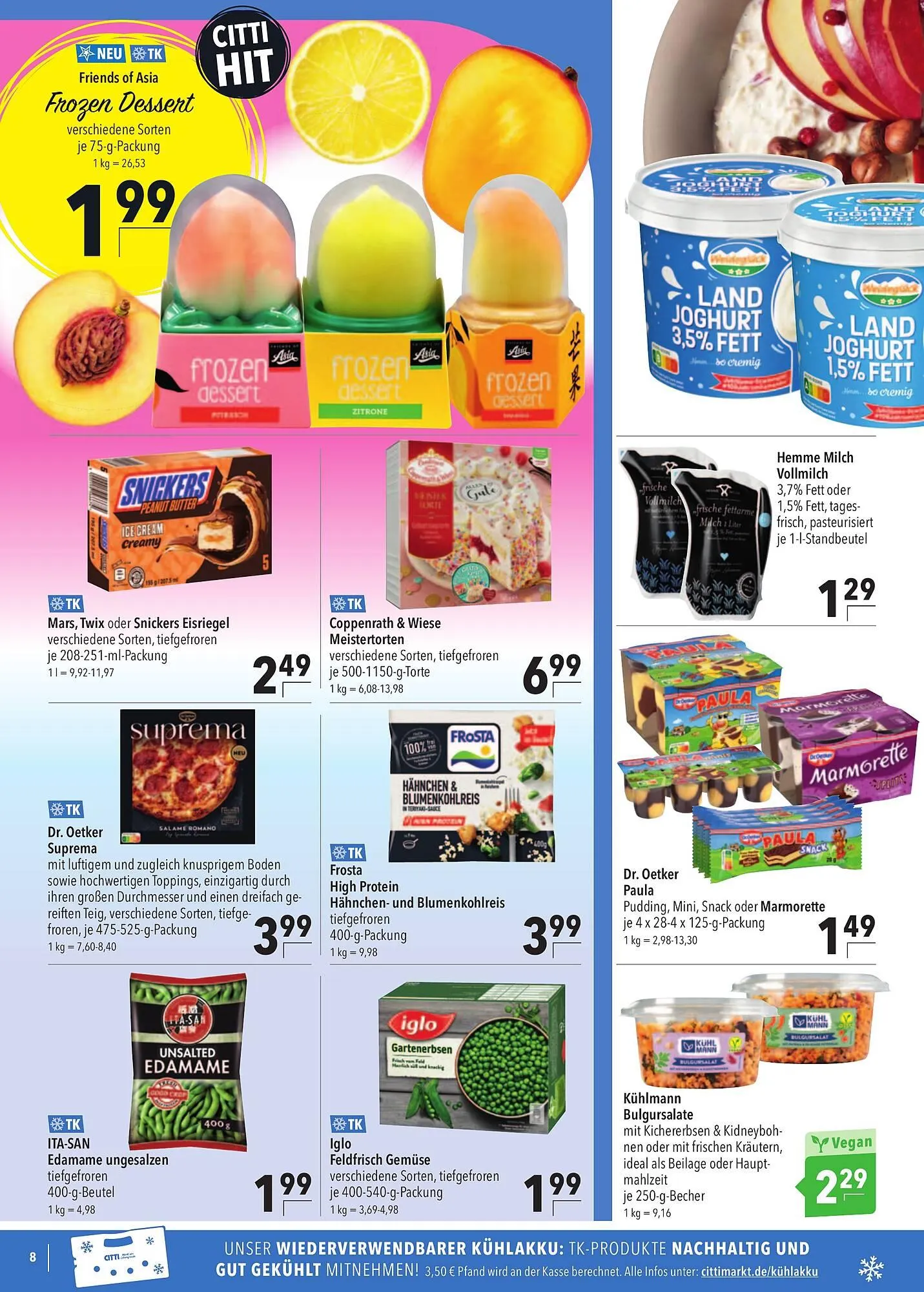 CITTI Markt Prospekt von 8. April bis 14. April 2026 - Prospekt seite 8