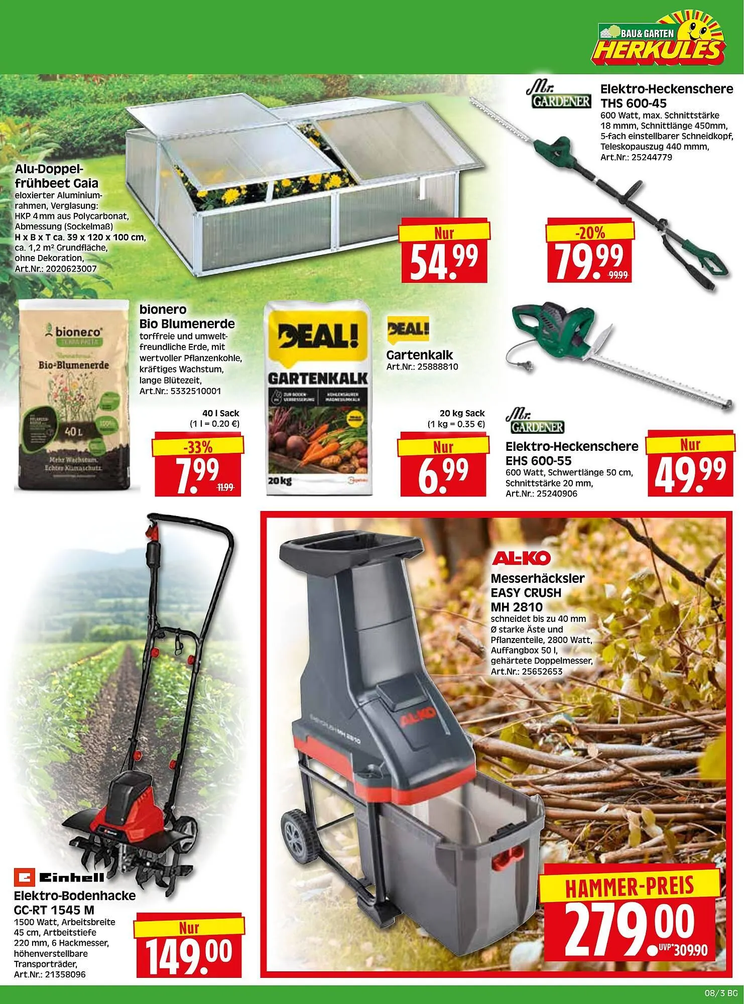 Herkules Baumarkt Prospekt von 16. Februar bis 21. Februar 2026 - Prospekt seite 3