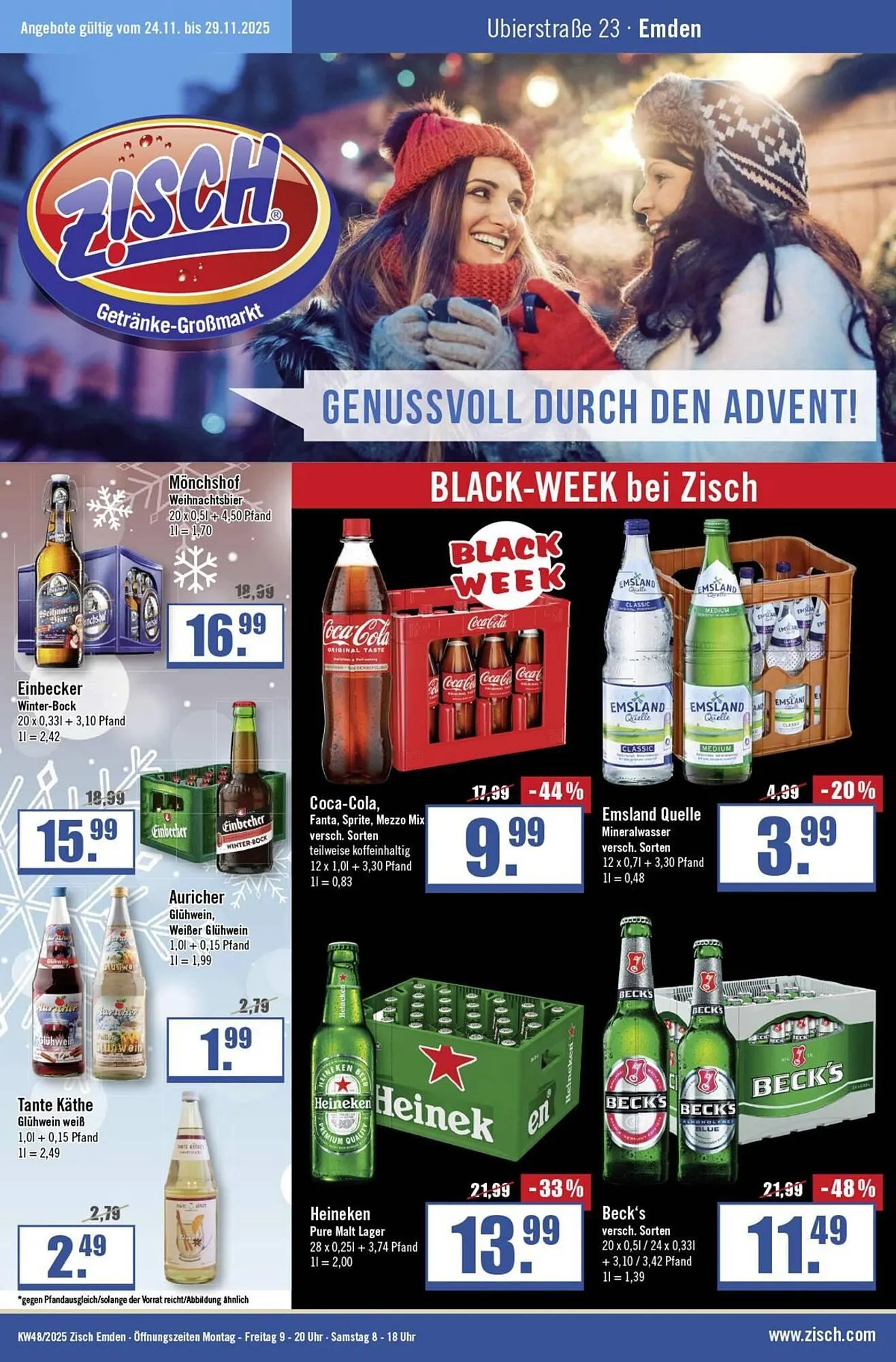 Zisch Prospekt von 24. November bis 29. November 2025 - Prospekt seite 1