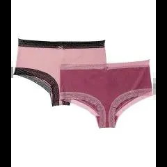 Gerippte Pantys 2er-Pack, Janina Plus