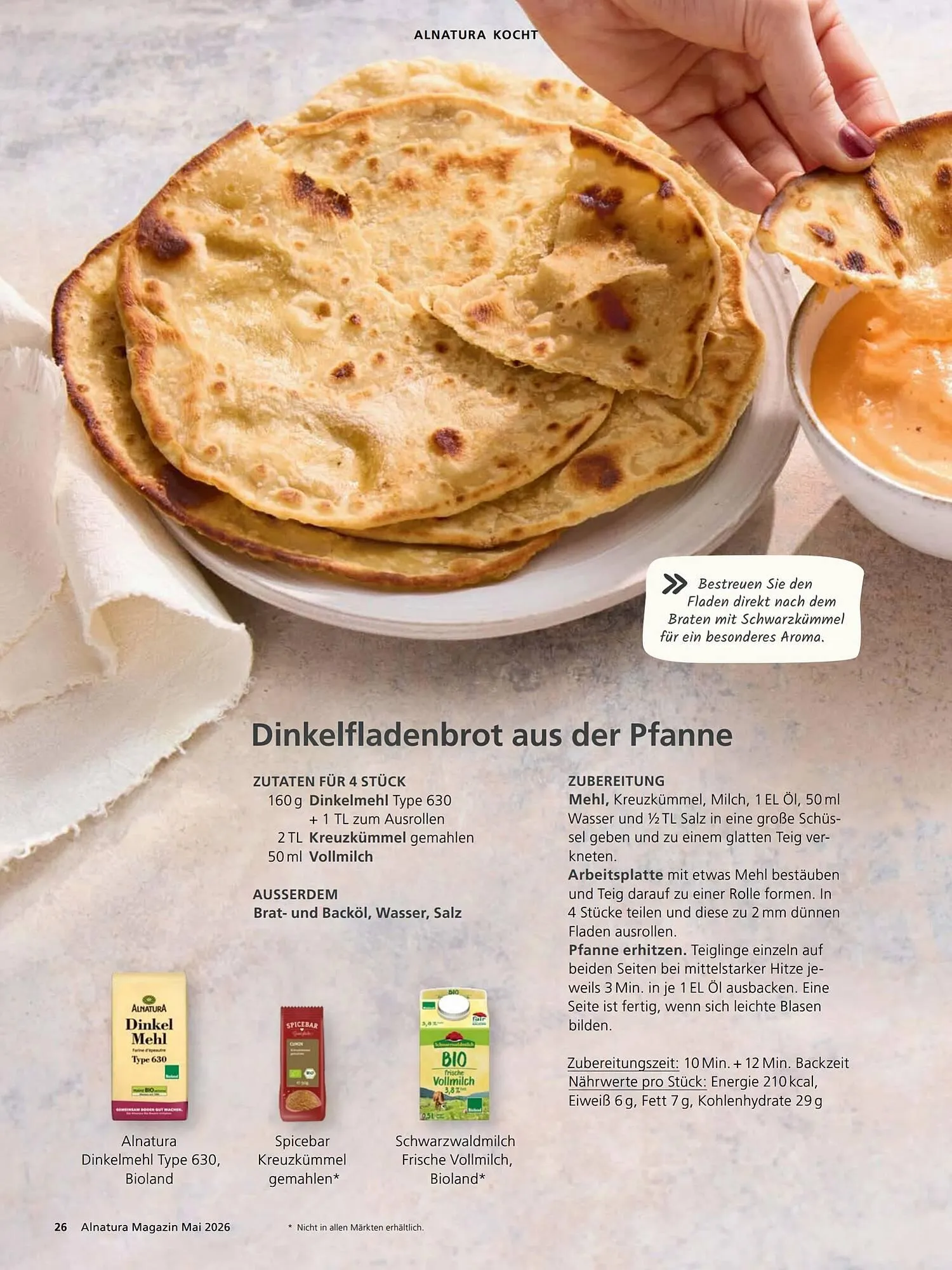Alnatura Magazin von 1. Mai bis 1. Juni 2026 - Prospekt seite 26