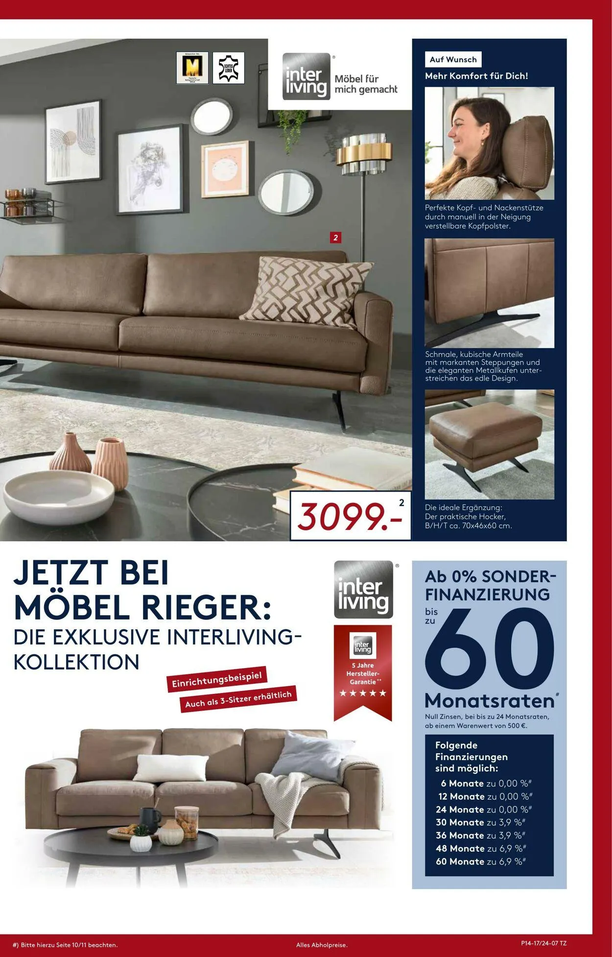 Möbel Rieger Aktueller Prospekt von 19. November bis 3. Dezember 2025 - Prospekt seite 7