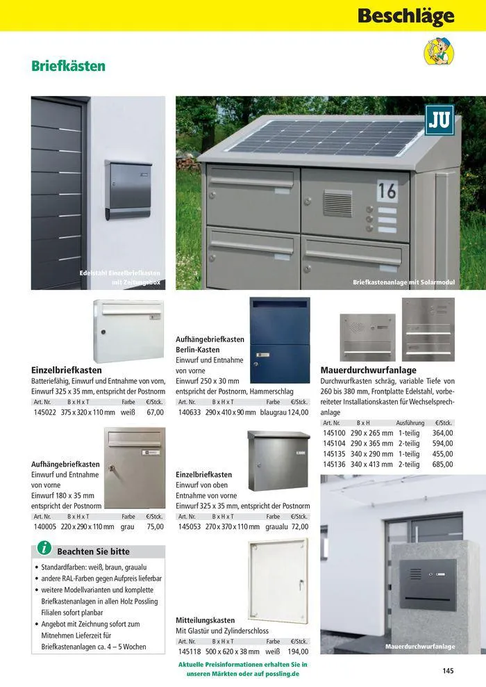 Holz-& Baukatalog 2024/25 von 27. März bis 31. Januar 2025 - Prospekt seite 145