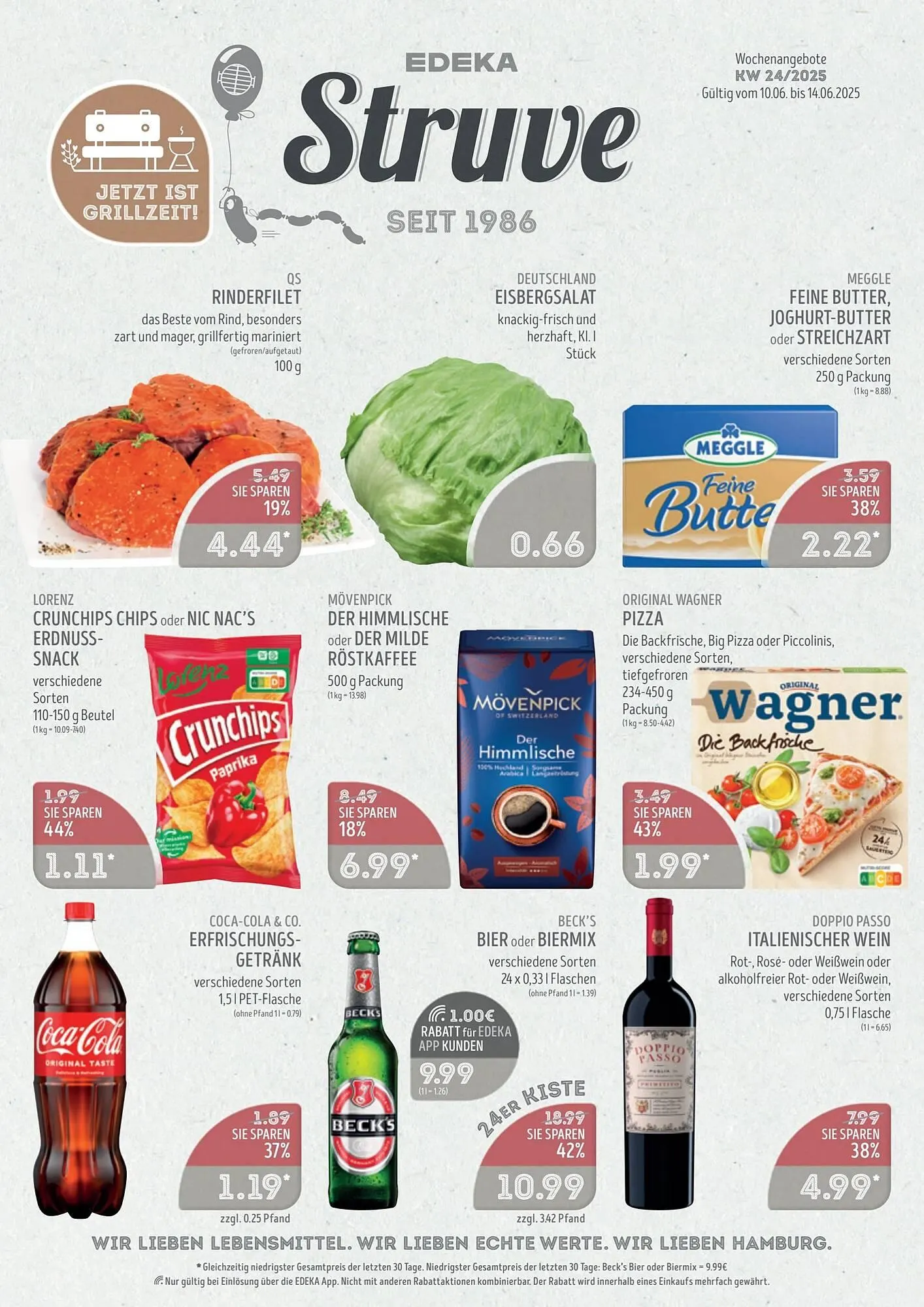 Edeka Struve Prospekt von 10. Juni bis 15. Juni 2025 - Prospekt seite 1