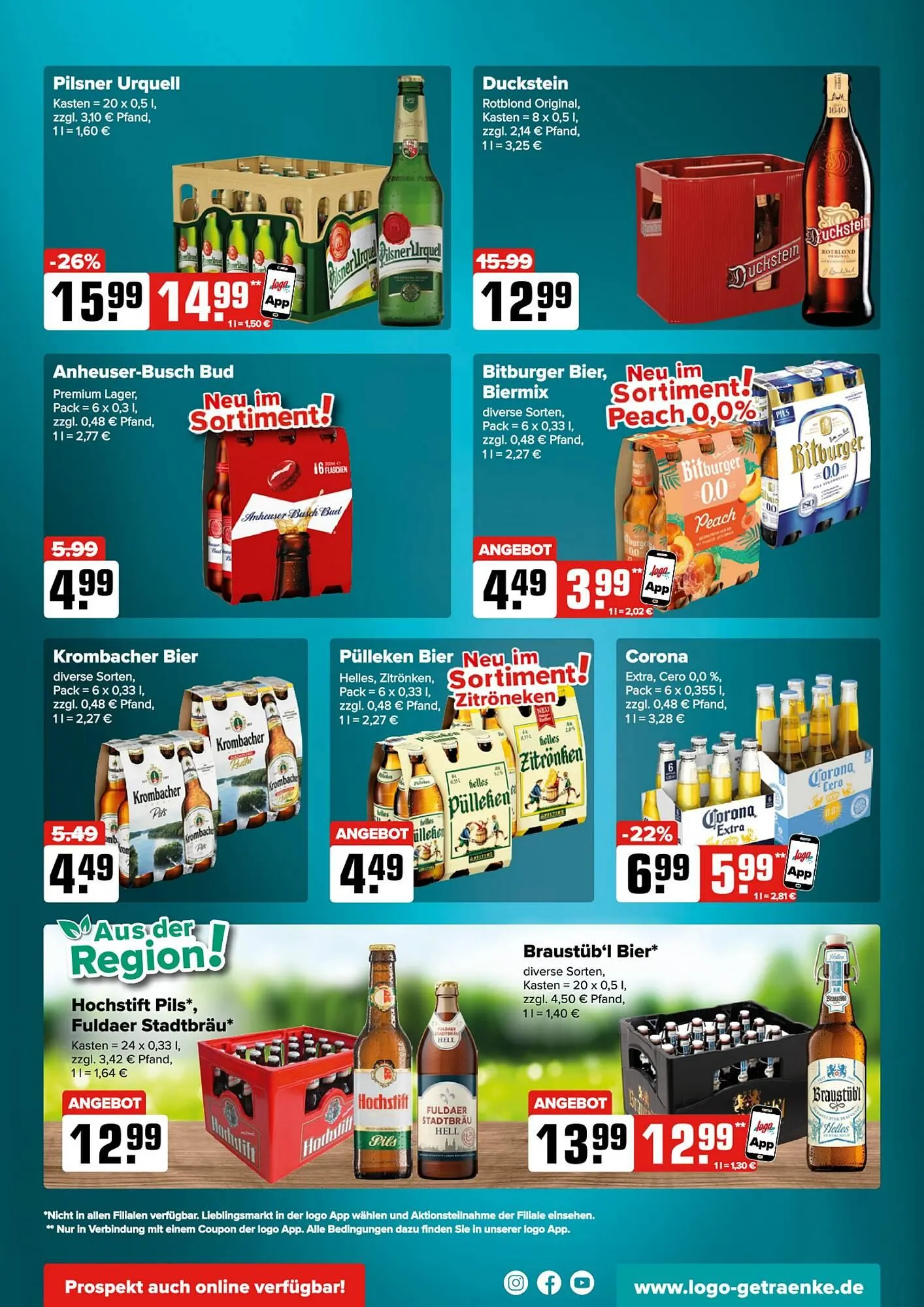 Logo Getränkemarkt Prospekt von 13. April bis 18. April 2026 - Prospekt seite 2