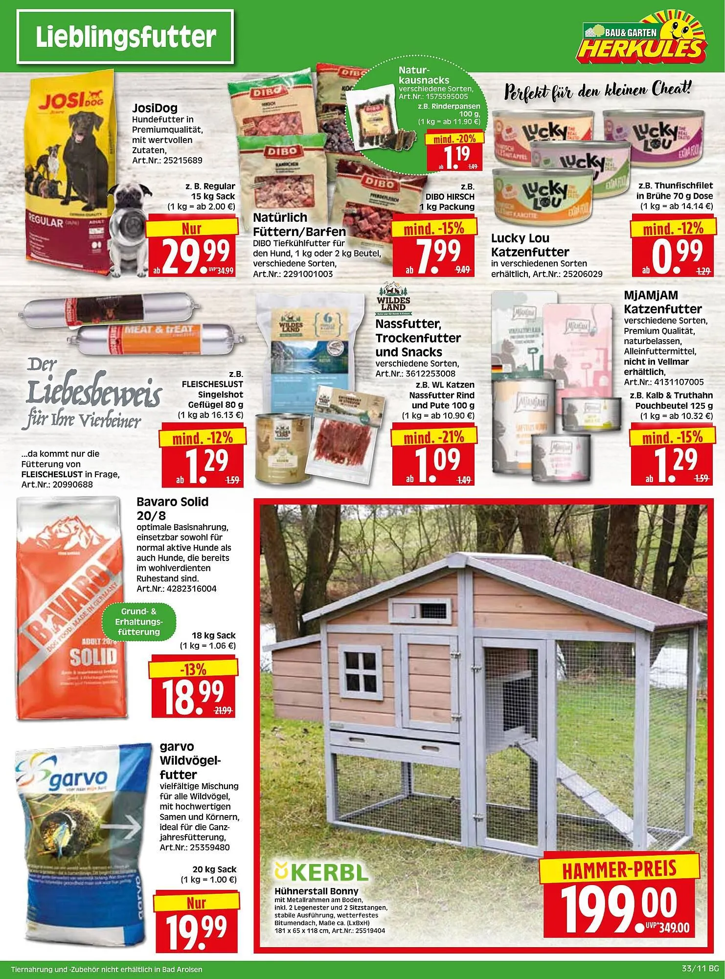 Herkules Baumarkt Prospekt von 11. August bis 16. August 2025 - Prospekt seite 11