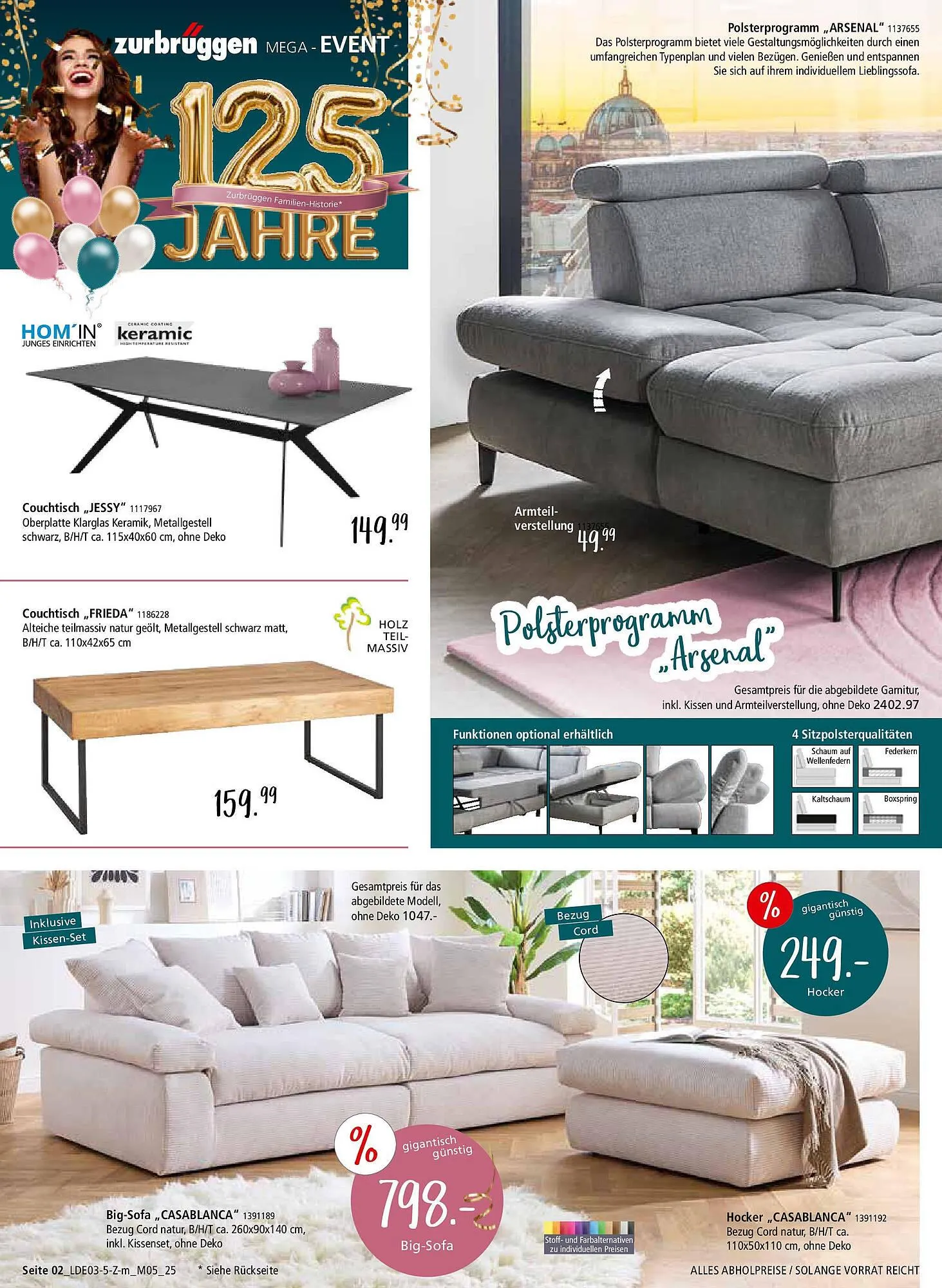 Zurbrüggen Prospekt von 28. März bis 3. Mai 2025 - Prospekt seite 2