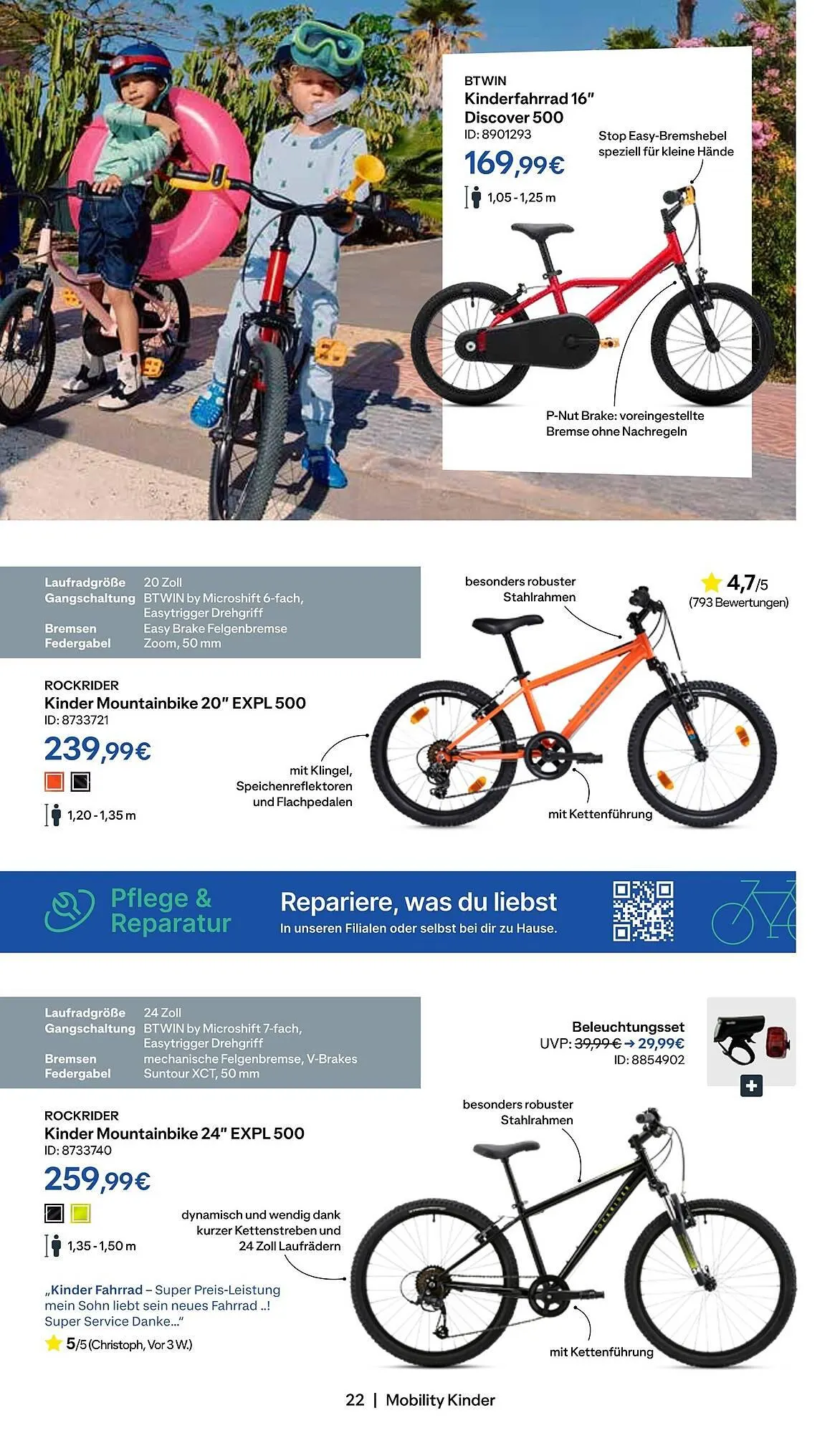 Decathlon Prospekt von 5. Juni bis 27. Juli 2025 - Prospekt seite 22