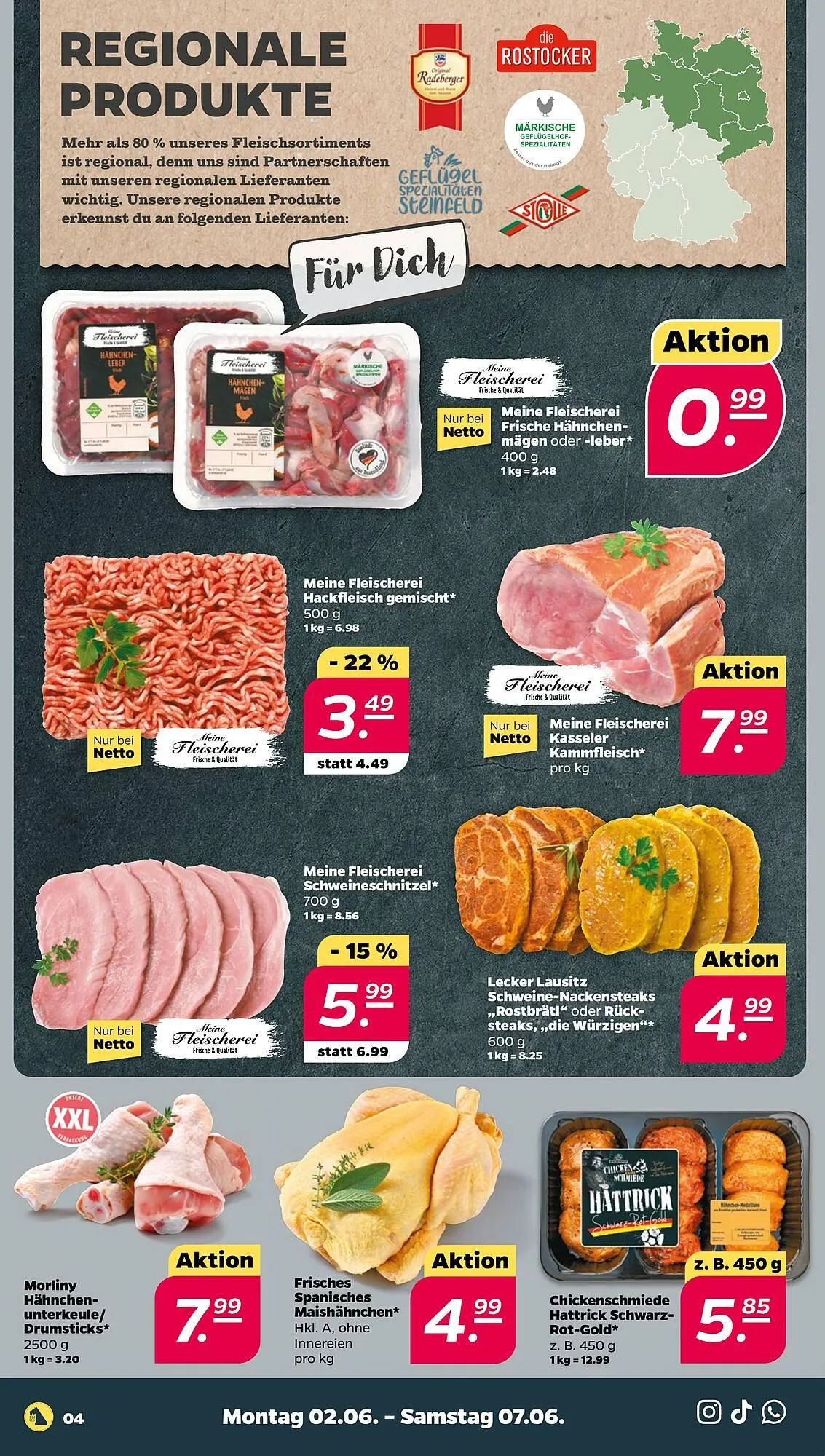 NETTO Prospekt von 2. Juni bis 7. Juni 2025 - Prospekt seite 4
