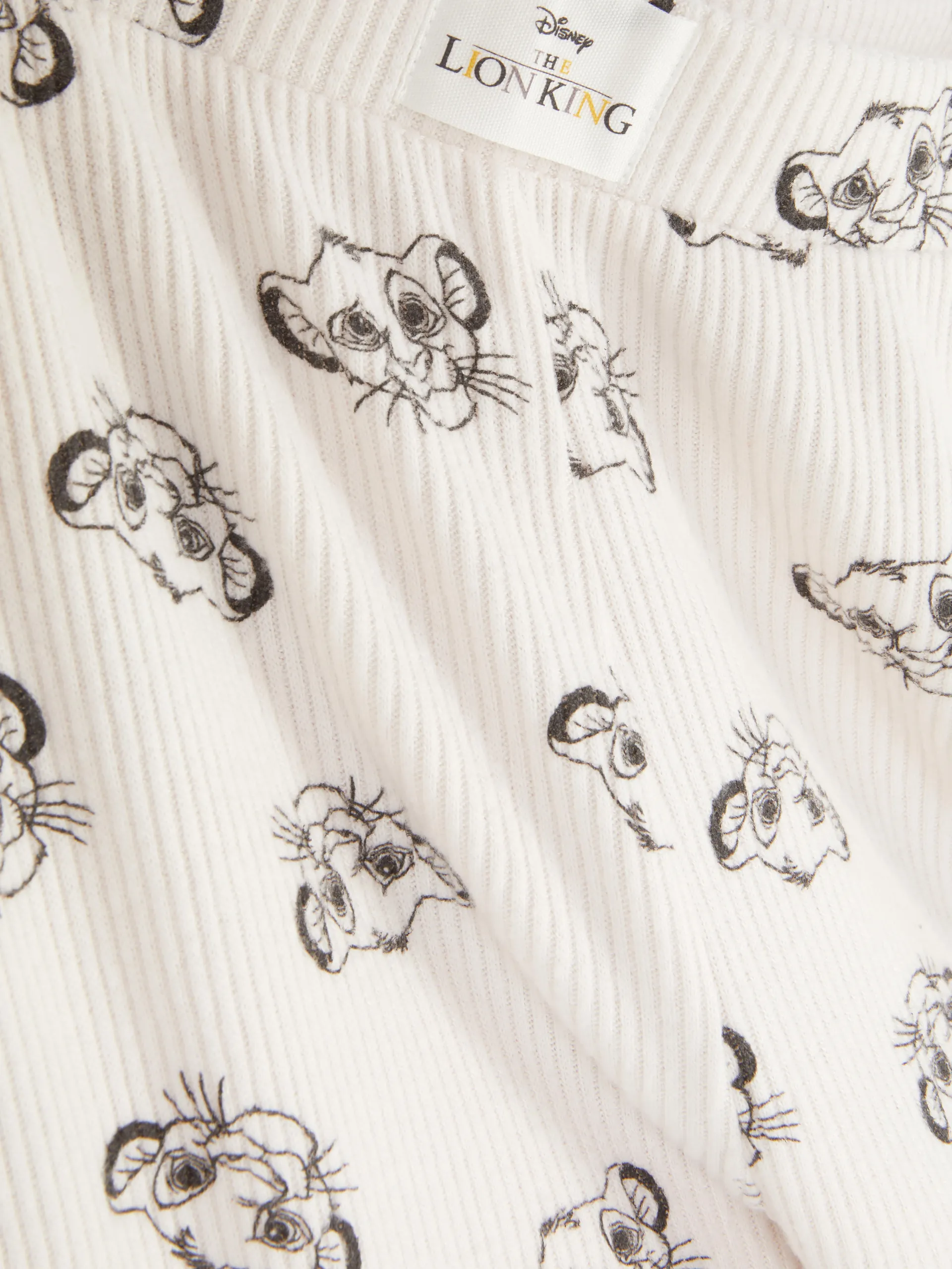 Calças pijama conj. coord. caneladas Disney Rei Leão