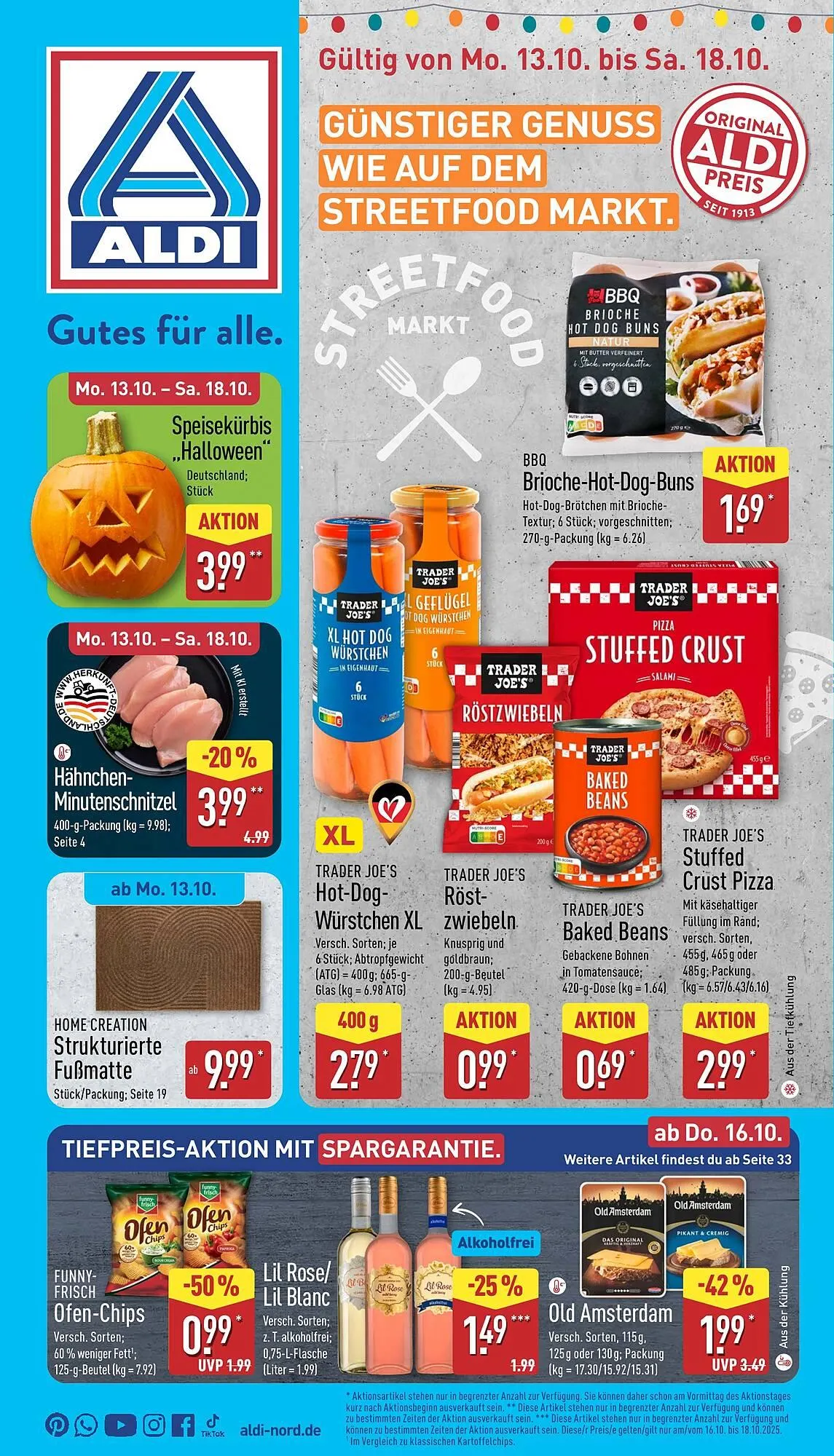 Aldi Nord Prospekt von 13. Oktober bis 19. Oktober 2025 - Prospekt seite 1