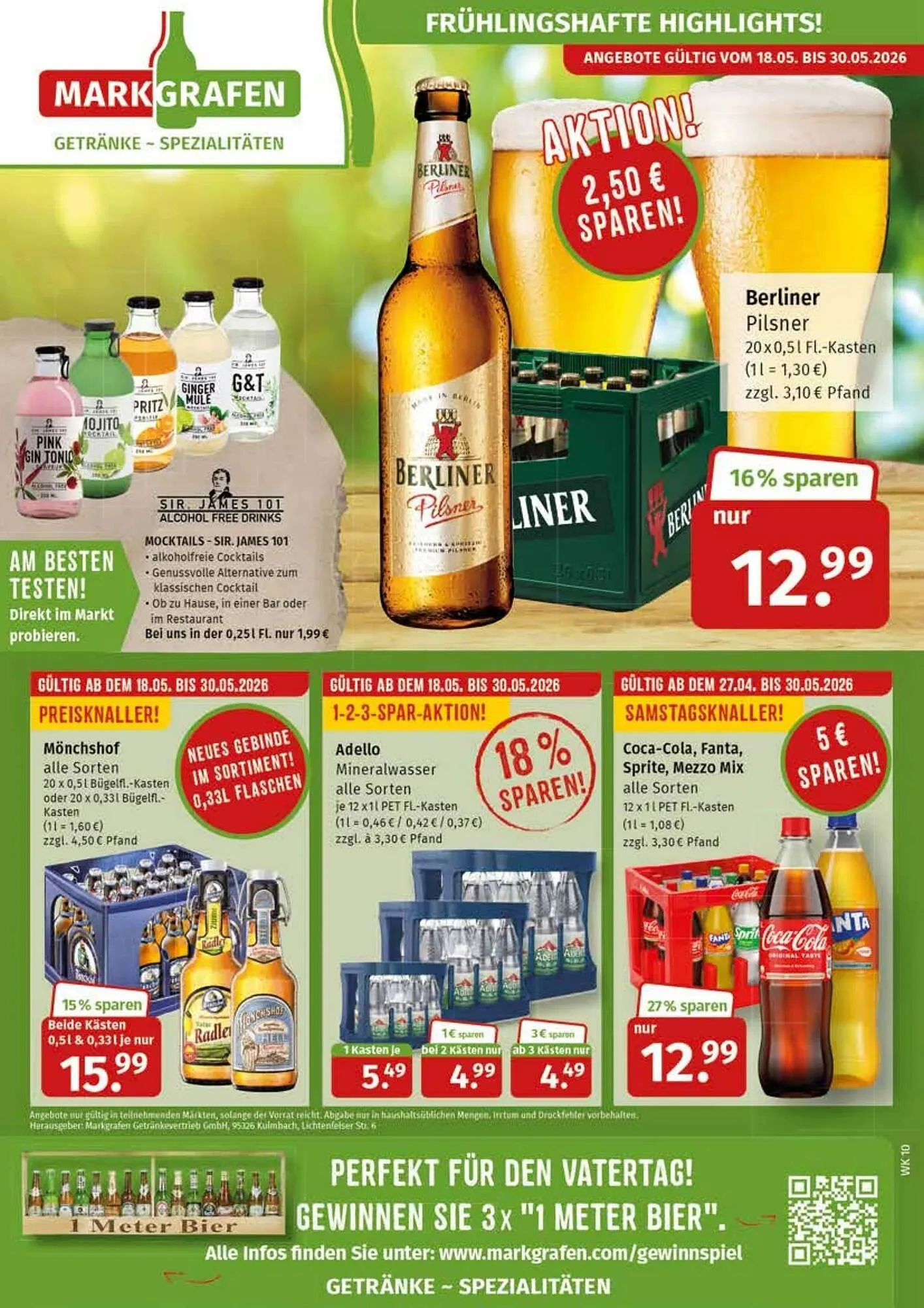 Markgrafen Prospekt von 27. April bis 31. Mai 2026 - Prospekt seite 8