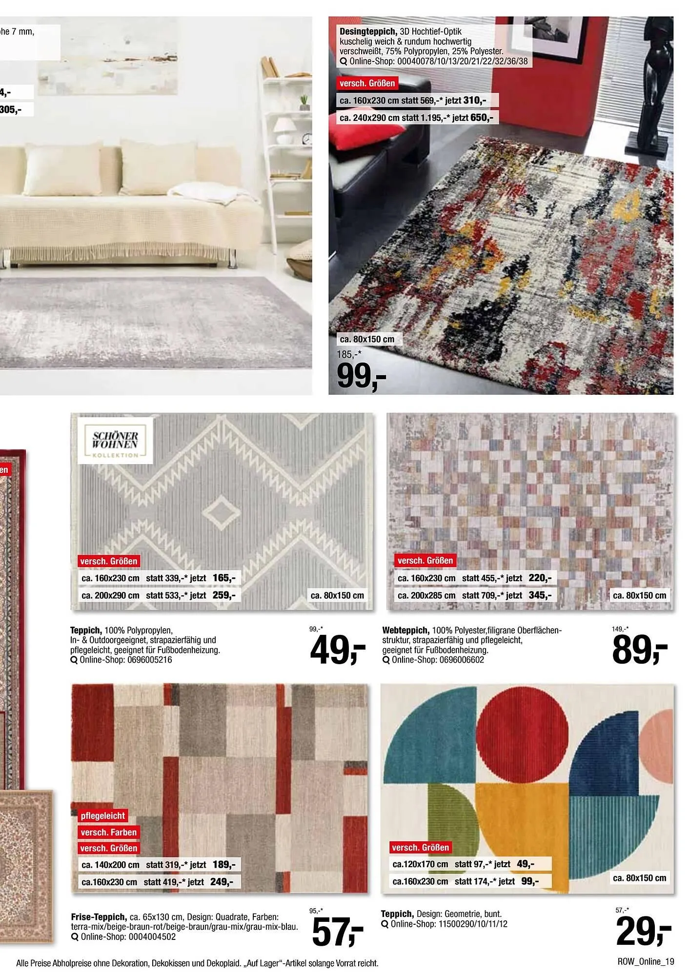 Opti Wohnwelt Prospekt von 23. März bis 27. März 2025 - Prospekt seite 19