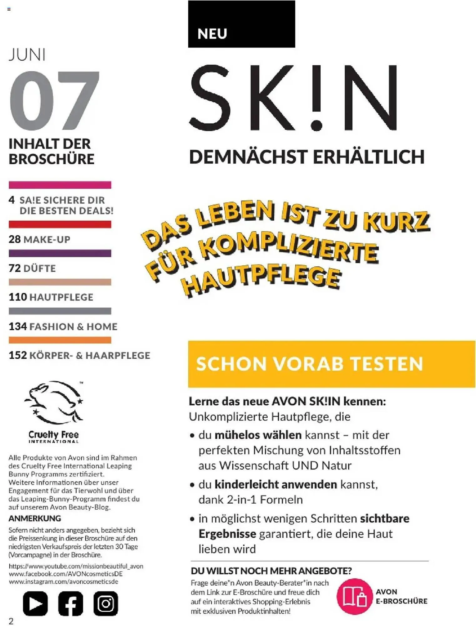 Avon Prospekt von 1. Juli bis 31. Juli 2025 - Prospekt seite 2