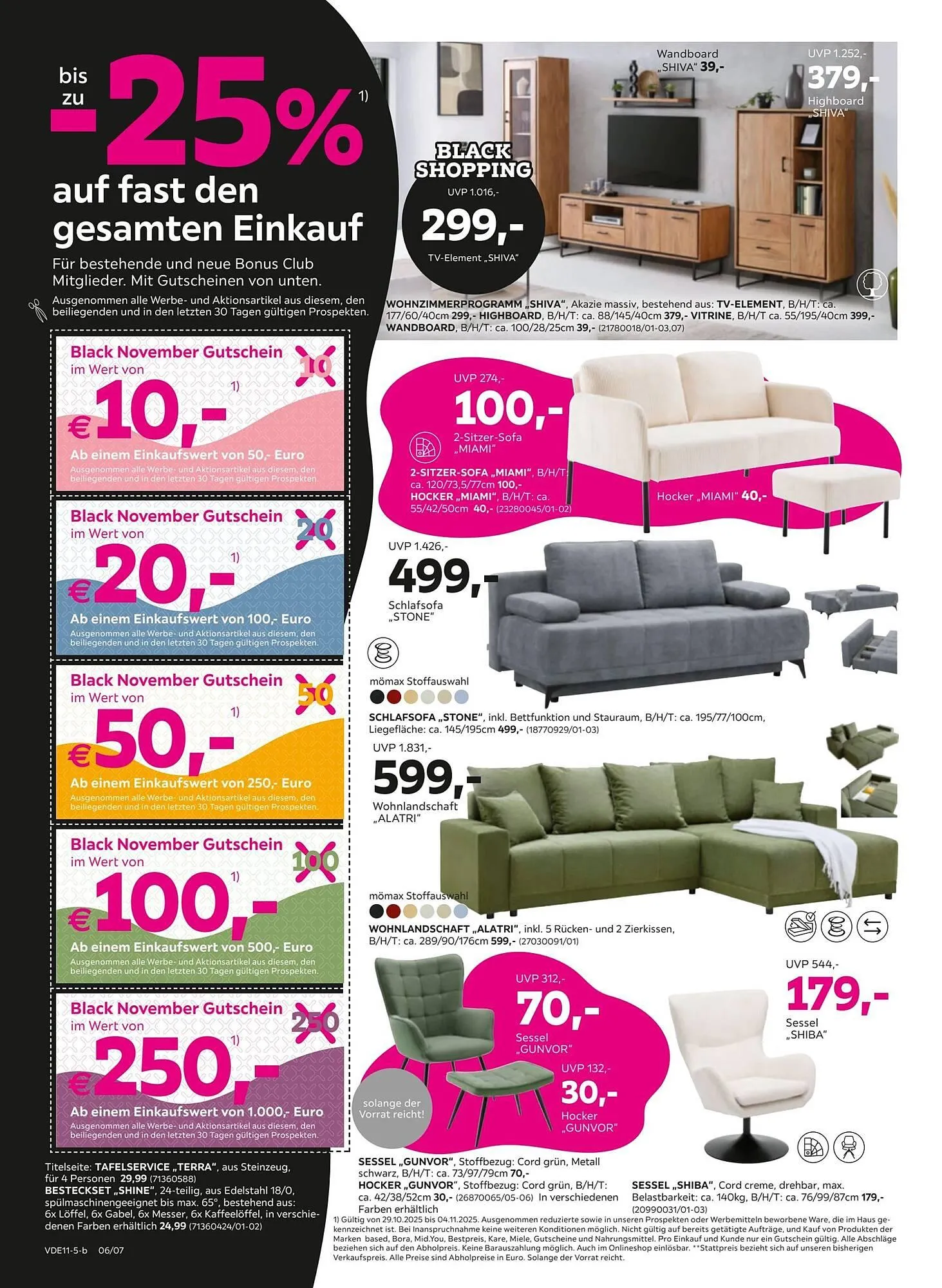 Mömax Prospekt von 27. Oktober bis 5. November 2025 - Prospekt seite 6