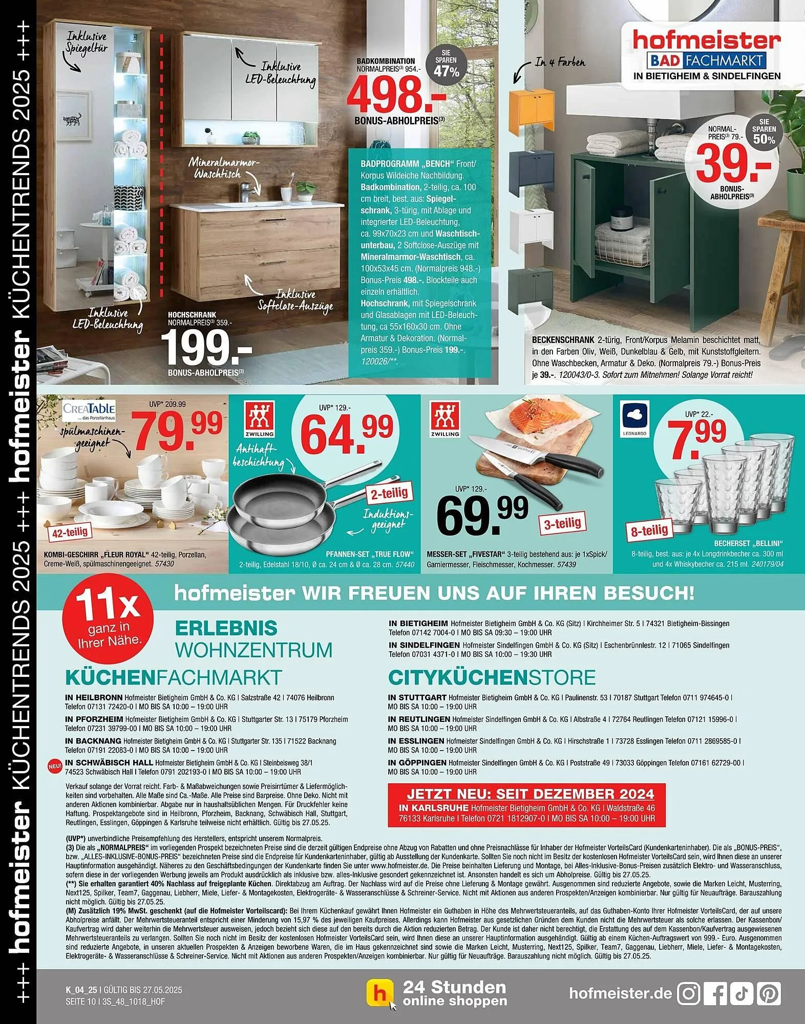 Hofmeister Prospekt von 2. April bis 27. Mai 2025 - Prospekt seite 10