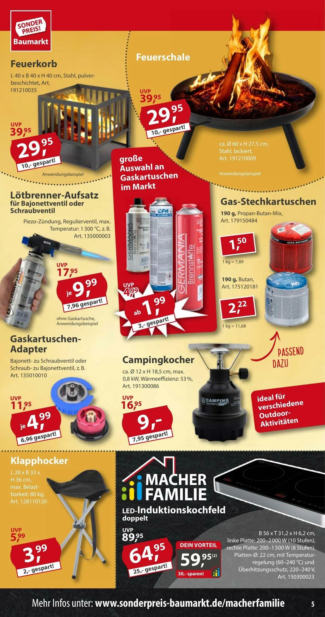 Sonderpreis Baumarkt Aktueller Prospekt von 17. März bis 30. März 2025 - Prospekt seite 5