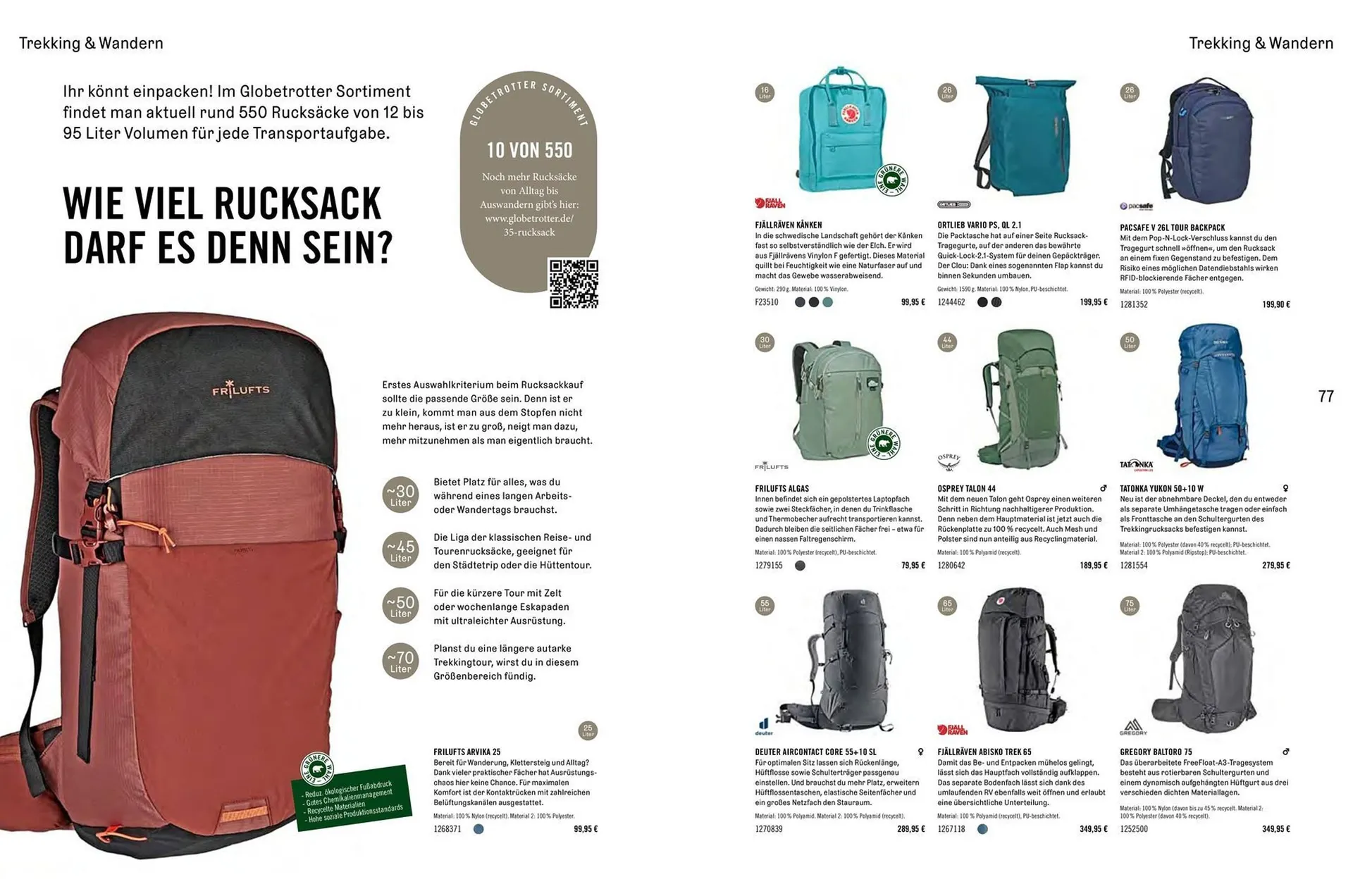 Globetrotter Prospekt von 26. September bis 31. Dezember 2025 - Prospekt seite 39