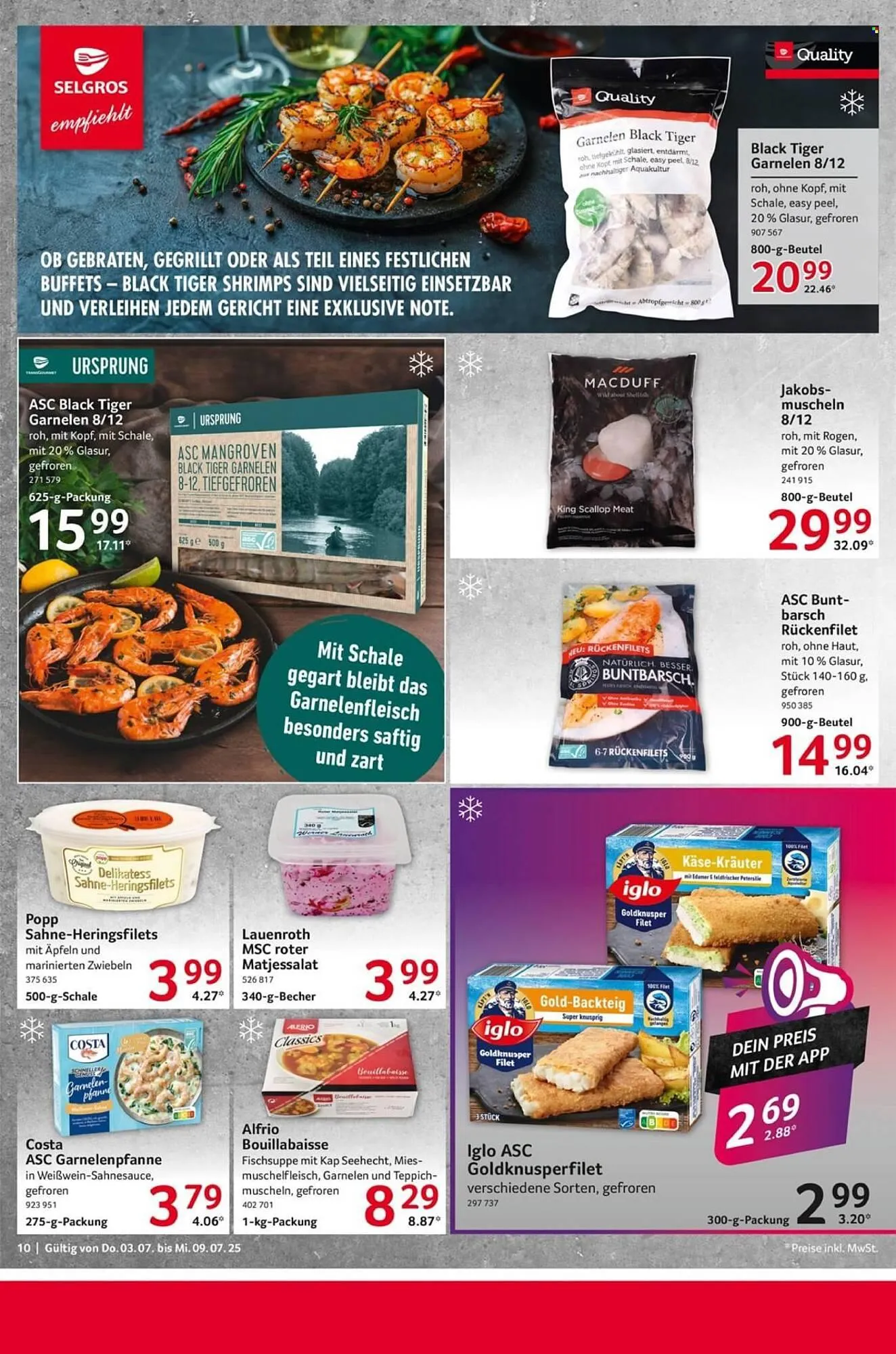 Selgros Prospekt von 3. Juli bis 9. Juli 2025 - Prospekt seite 10