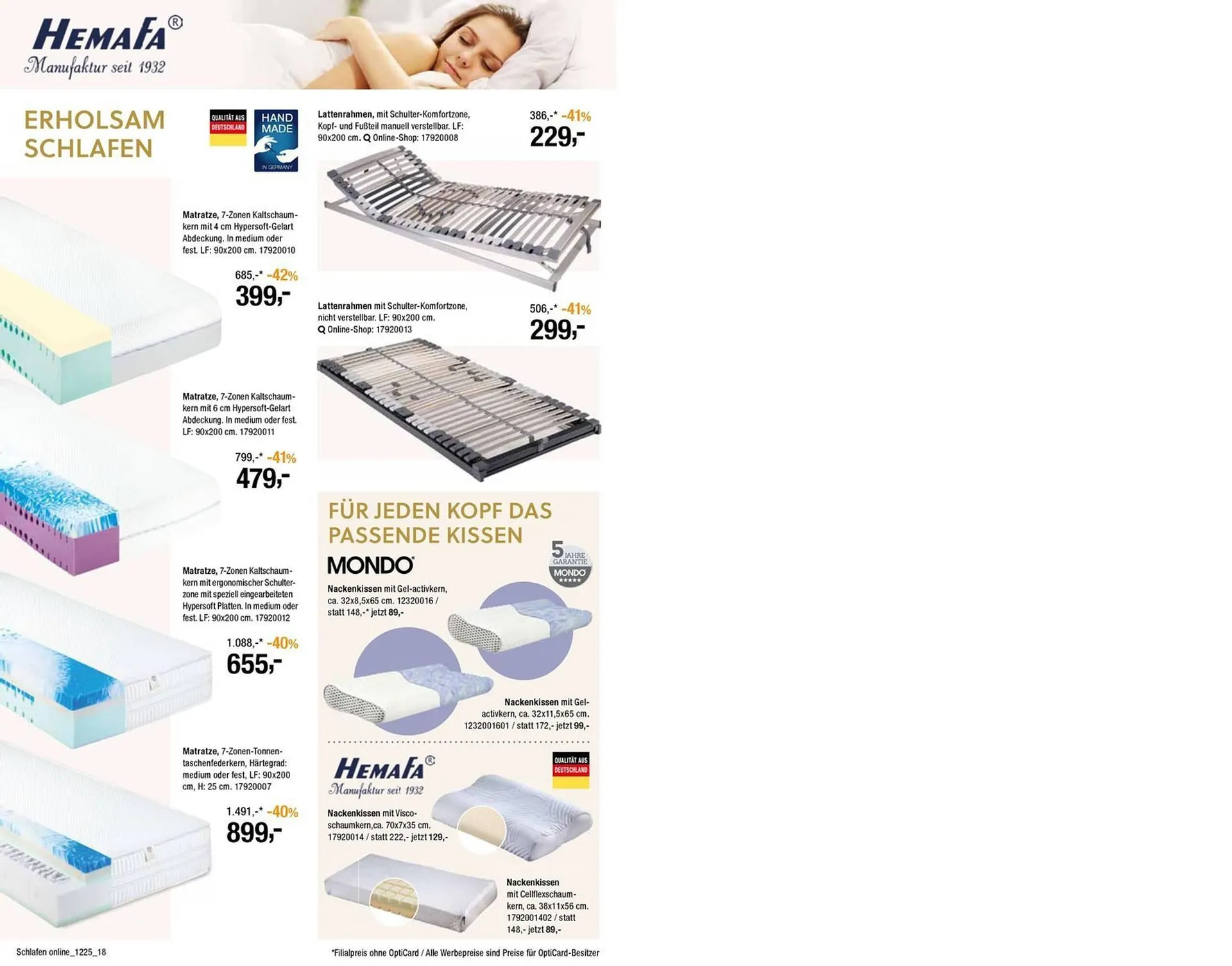 Opti Wohnwelt Prospekt von 5. Dezember bis 31. Januar 2026 - Prospekt seite 18