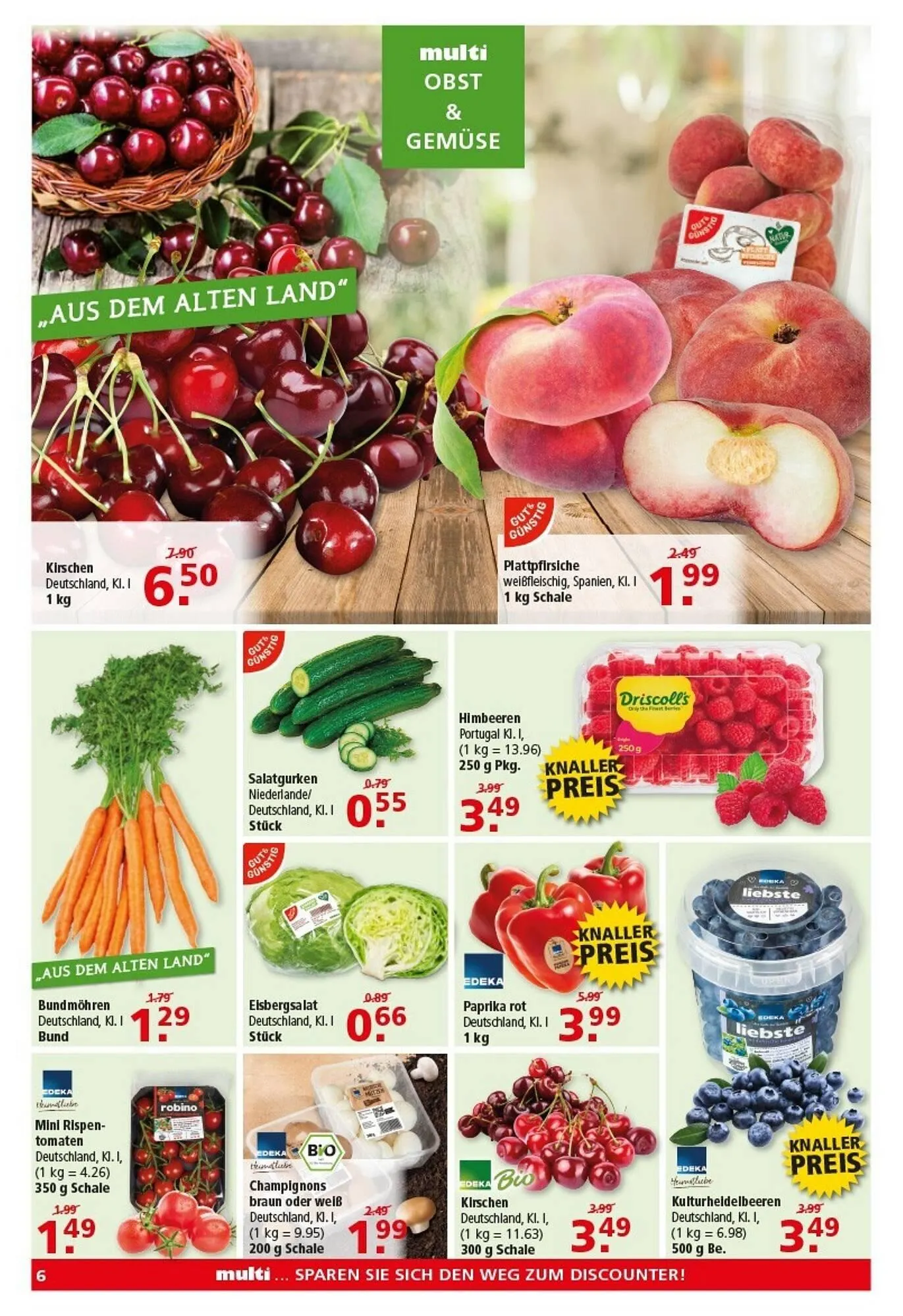 Multi Markt Prospekt von 14. Juli bis 19. Juli 2025 - Prospekt seite 6