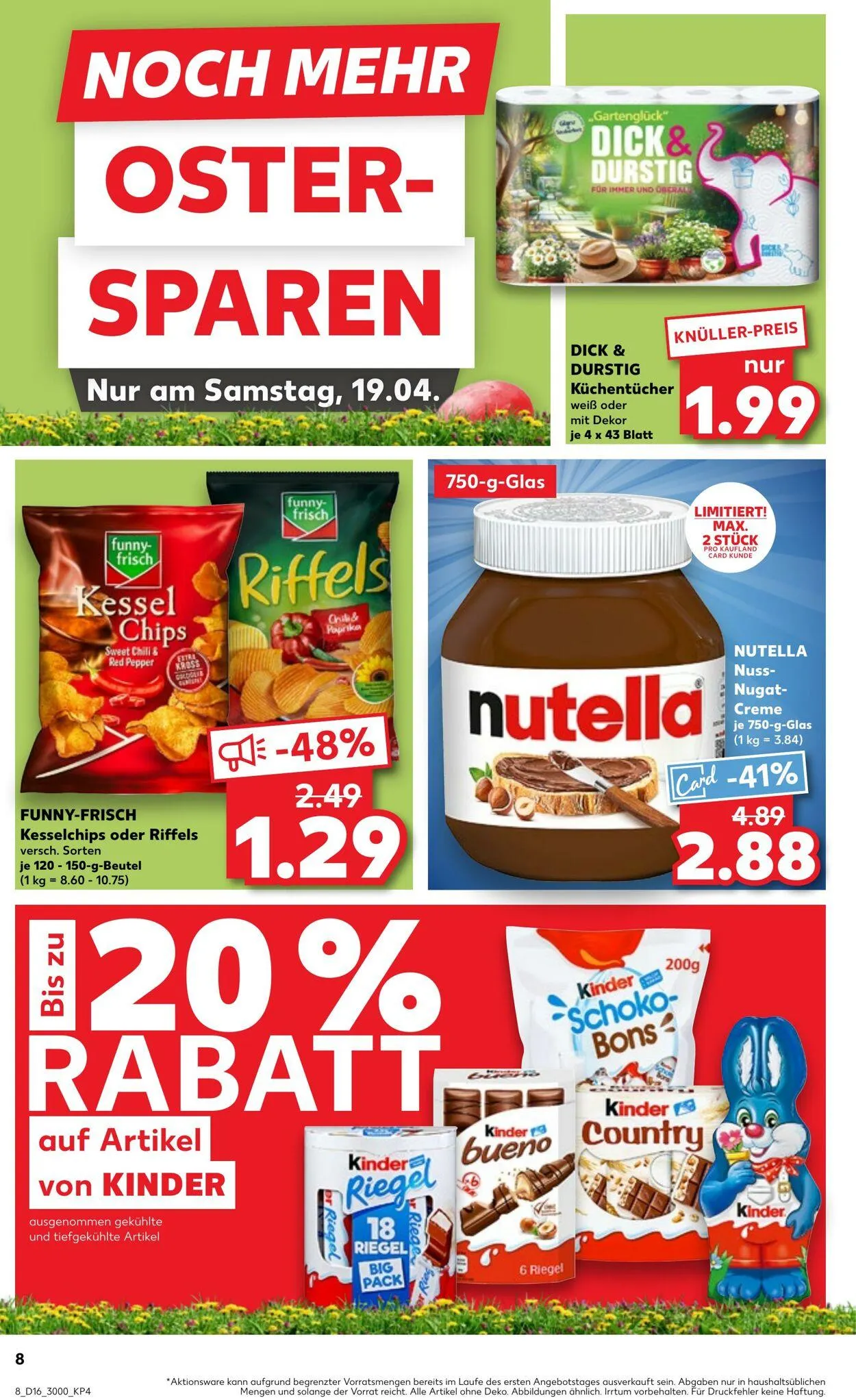 Kaufland - Bergen von 17. April bis 23. April 2025 - Prospekt seite 8