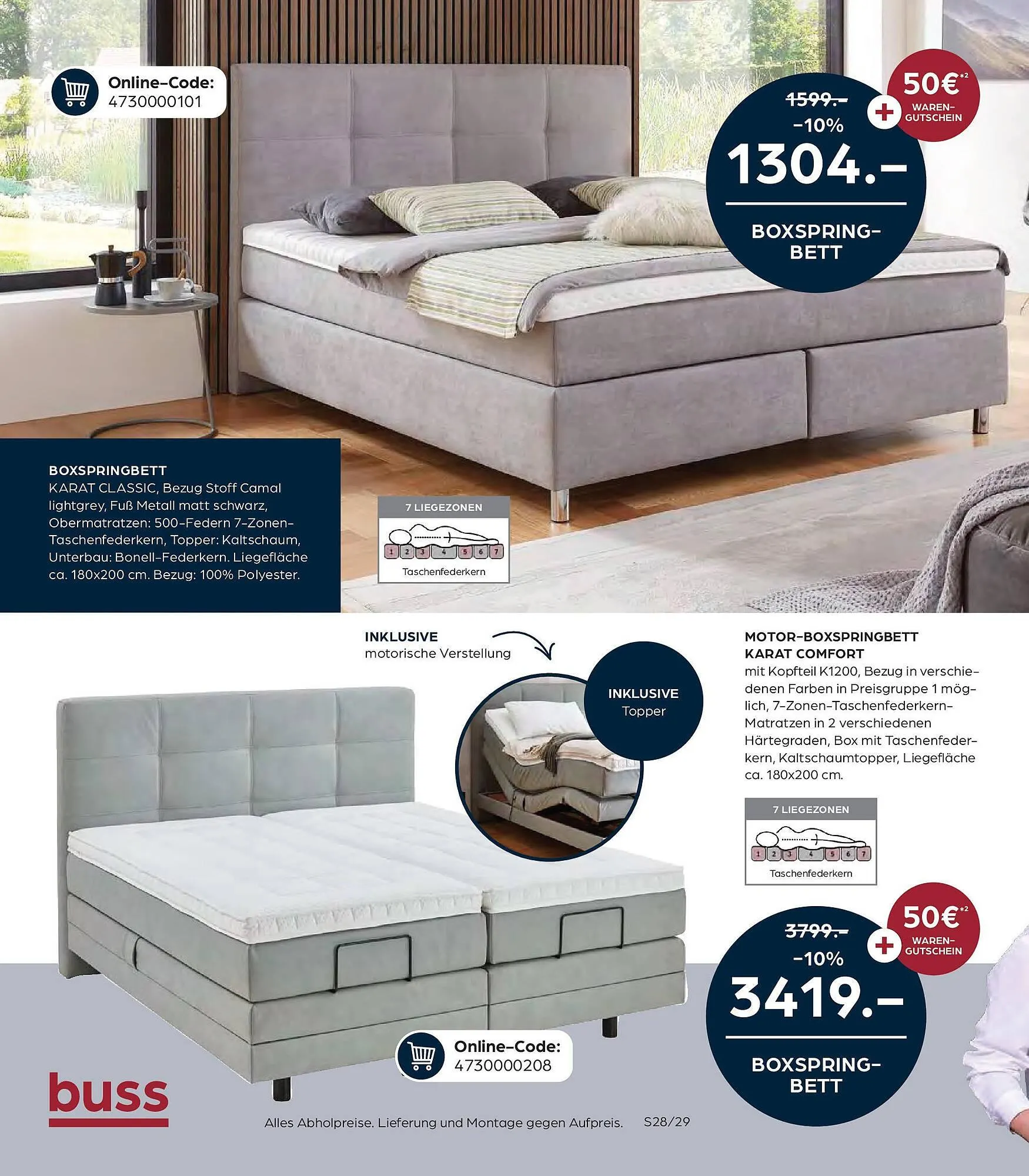 Möbel Buss Prospekt von 27. Februar bis 17. März 2025 - Prospekt seite 28