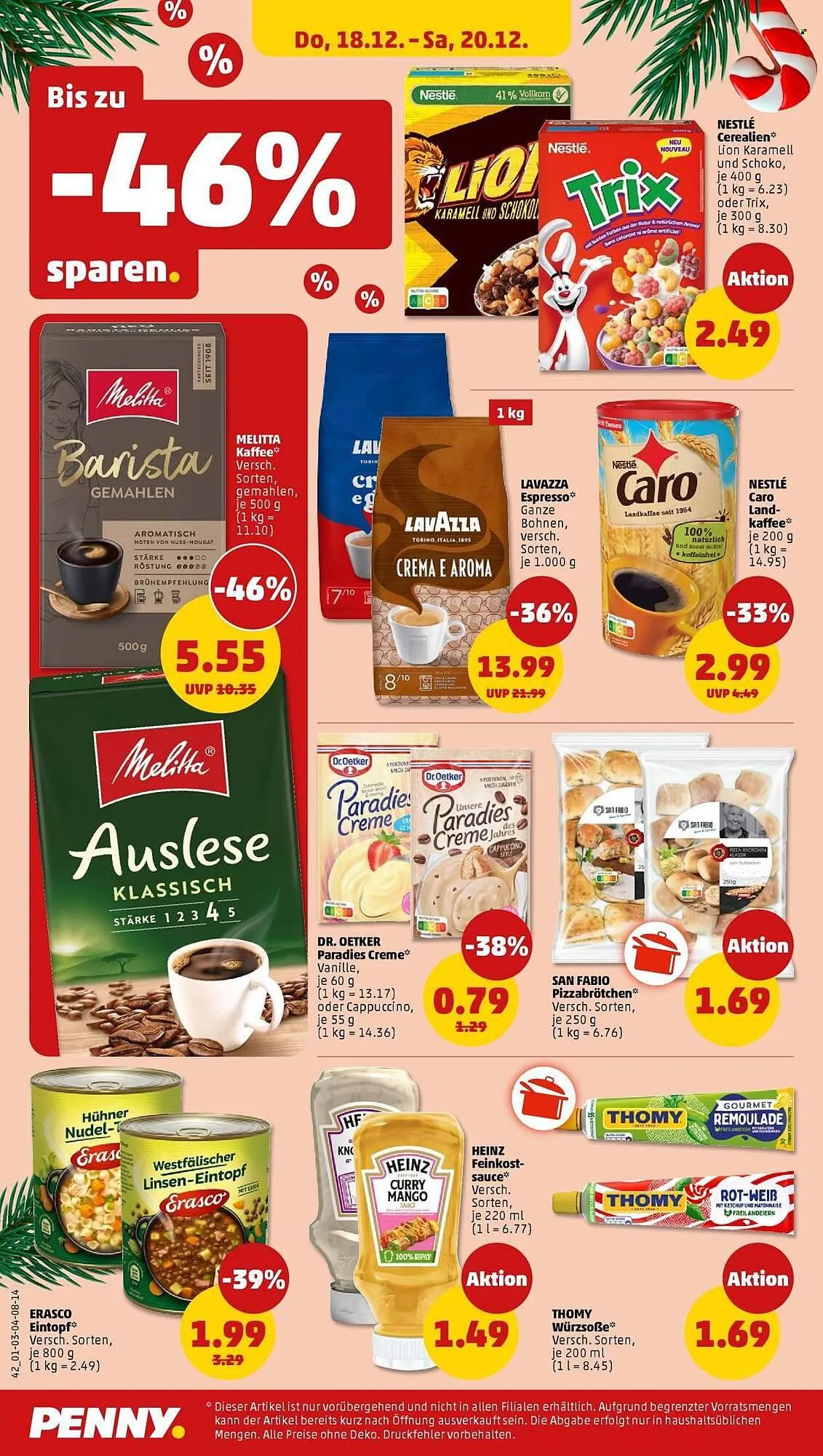 PENNY Prospekt von 15. Dezember bis 20. Dezember 2025 - Prospekt seite 46