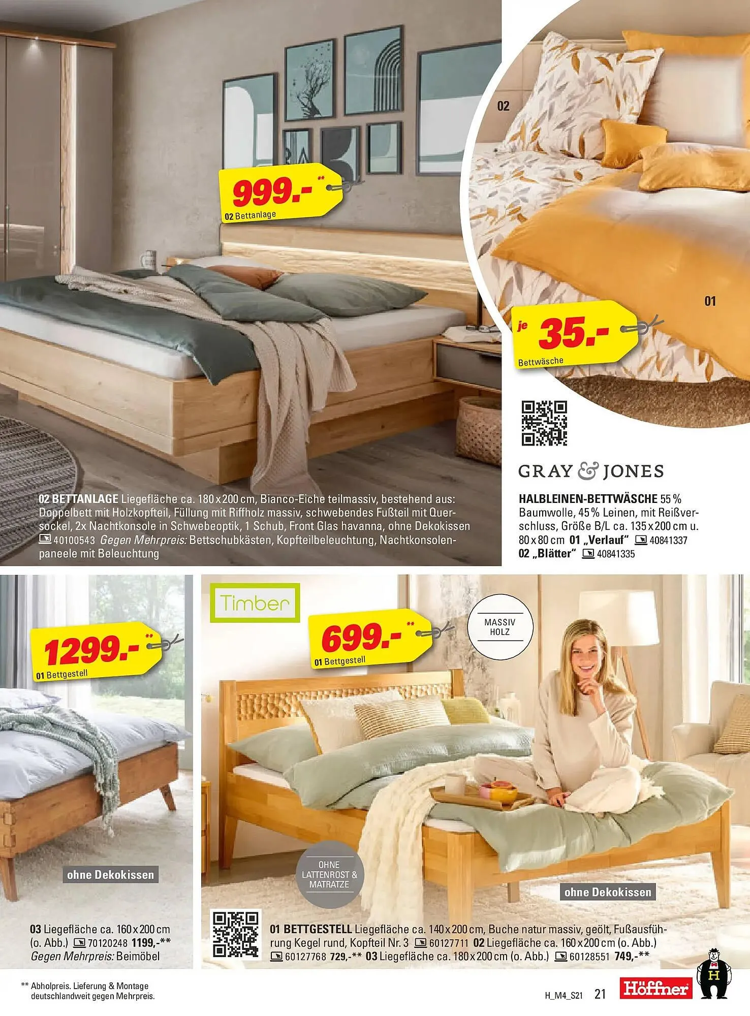 Höffner Prospekt von 31. März bis 21. April 2026 - Prospekt seite 21
