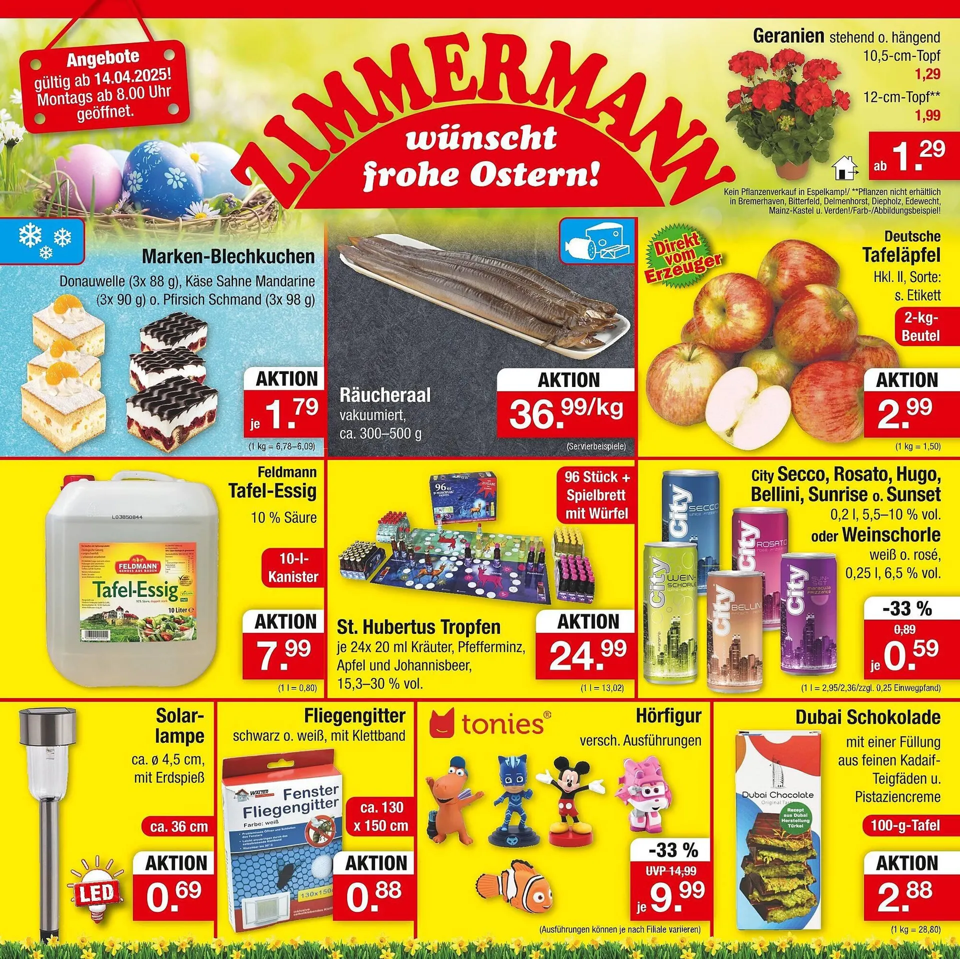 Zimmermann Prospekt von 14. April bis 19. April 2025 - Prospekt seite 1