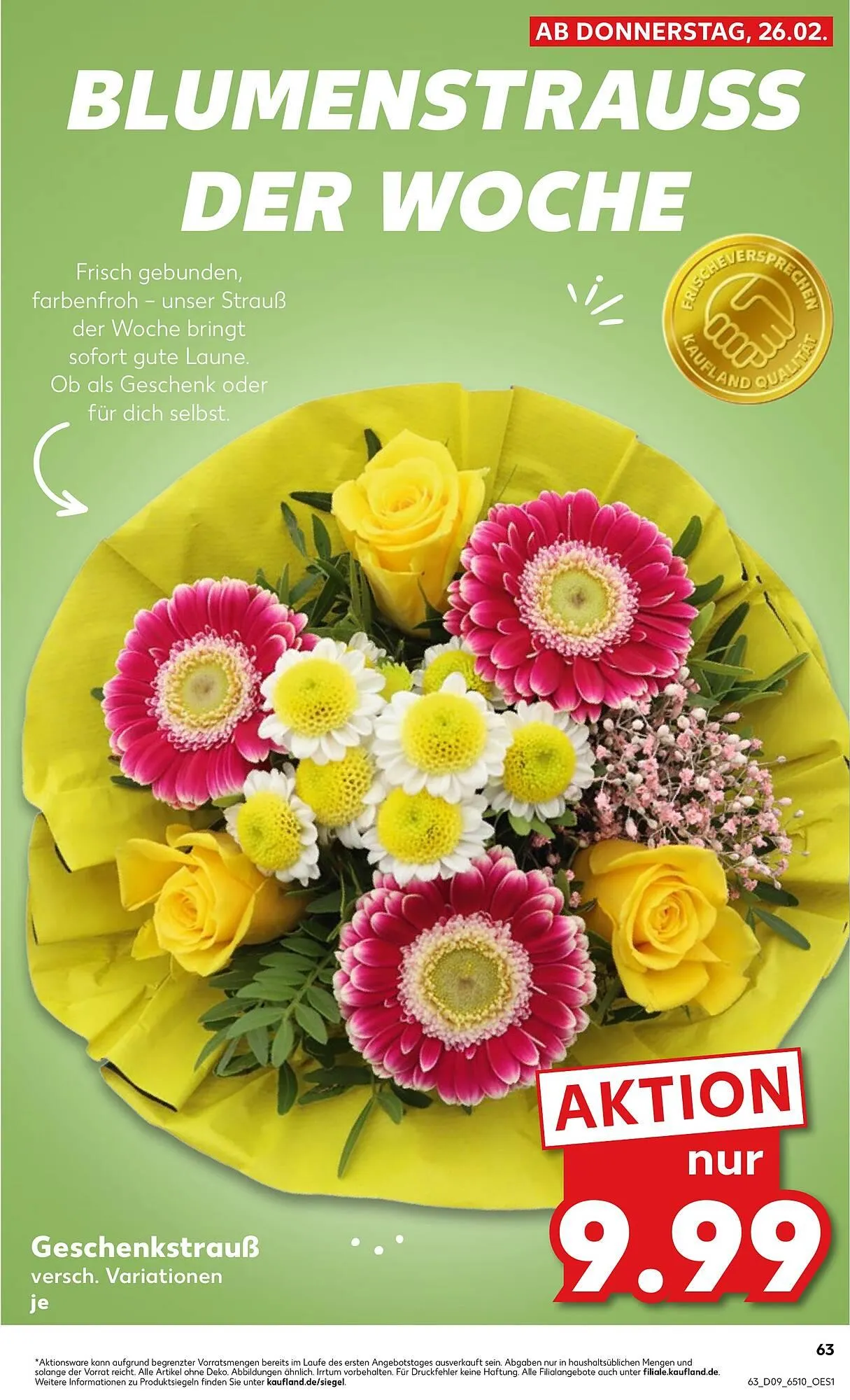Kaufland Prospekt von 25. Februar bis 3. März 2026 - Prospekt seite 63
